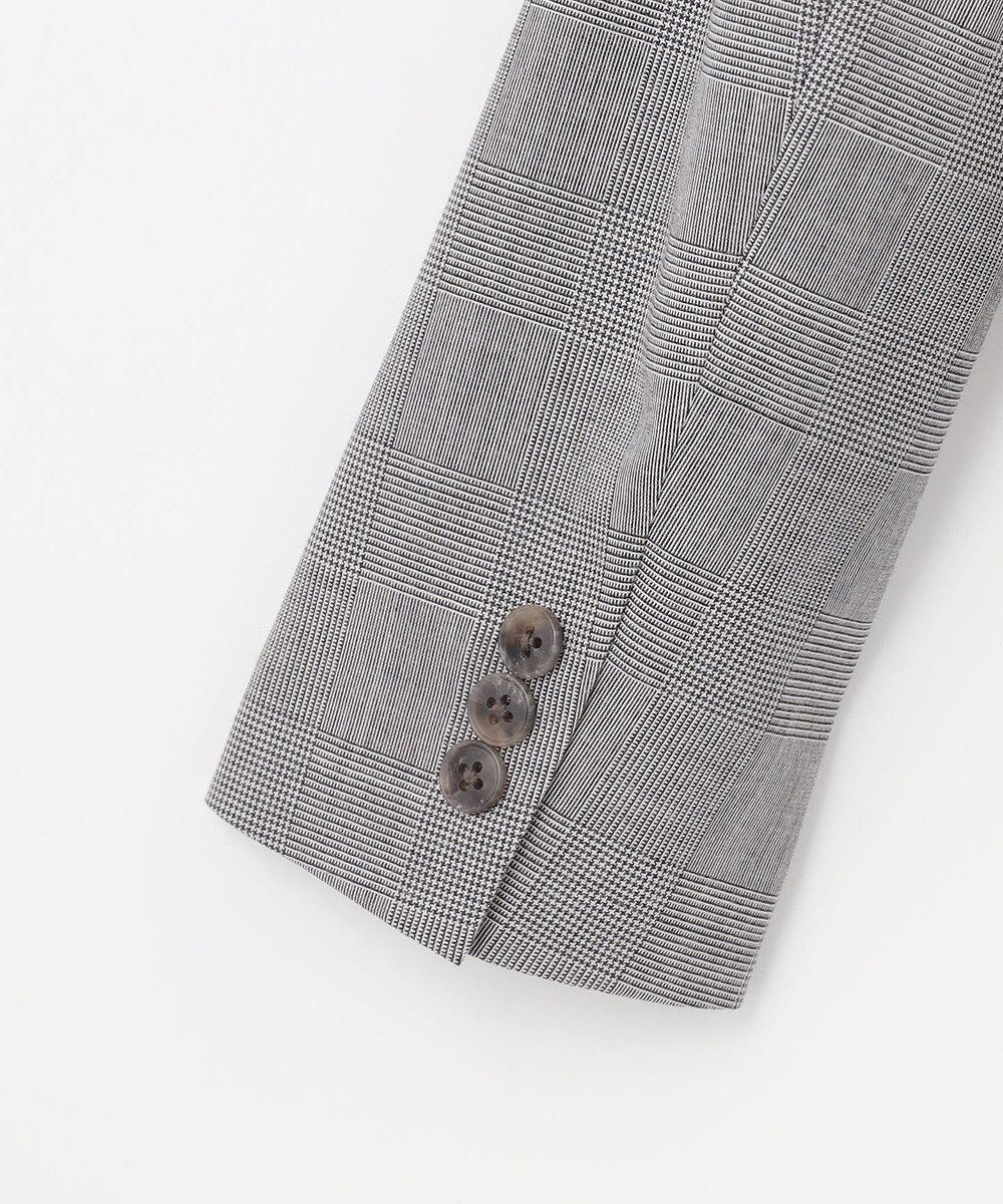 J.PRESS LADIES T/R/Wグレンチェック ダブル ジャケット 