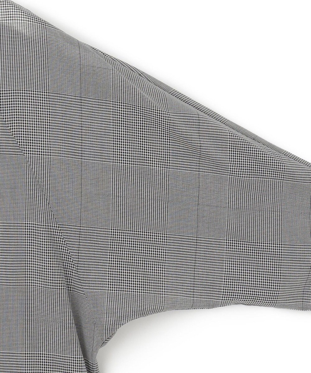 ICB 【洗える】ハイツイストコットンボイル バンドカラーブラウス 