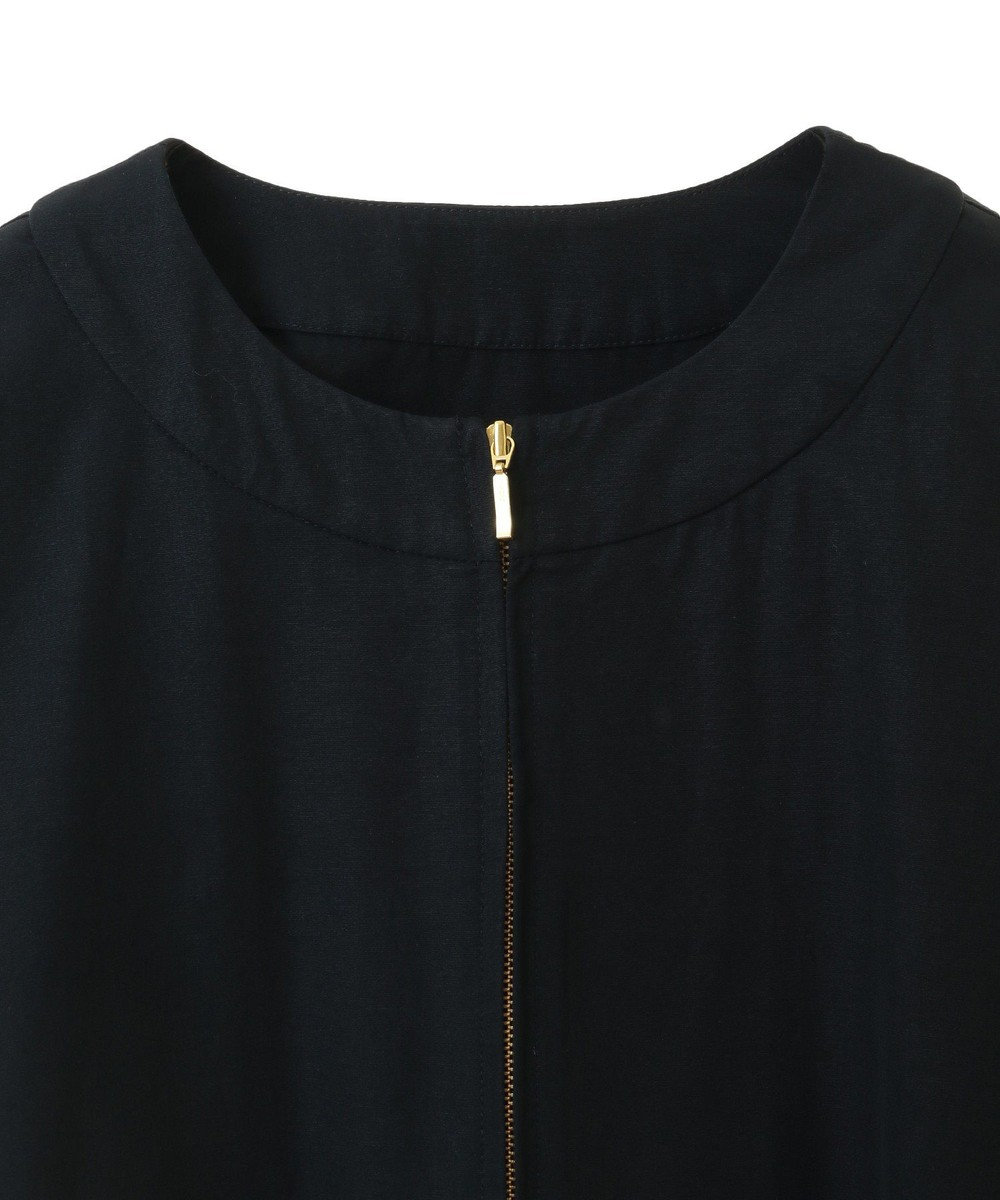 earth music&ecology 撥水ペプラムジップブルゾン 