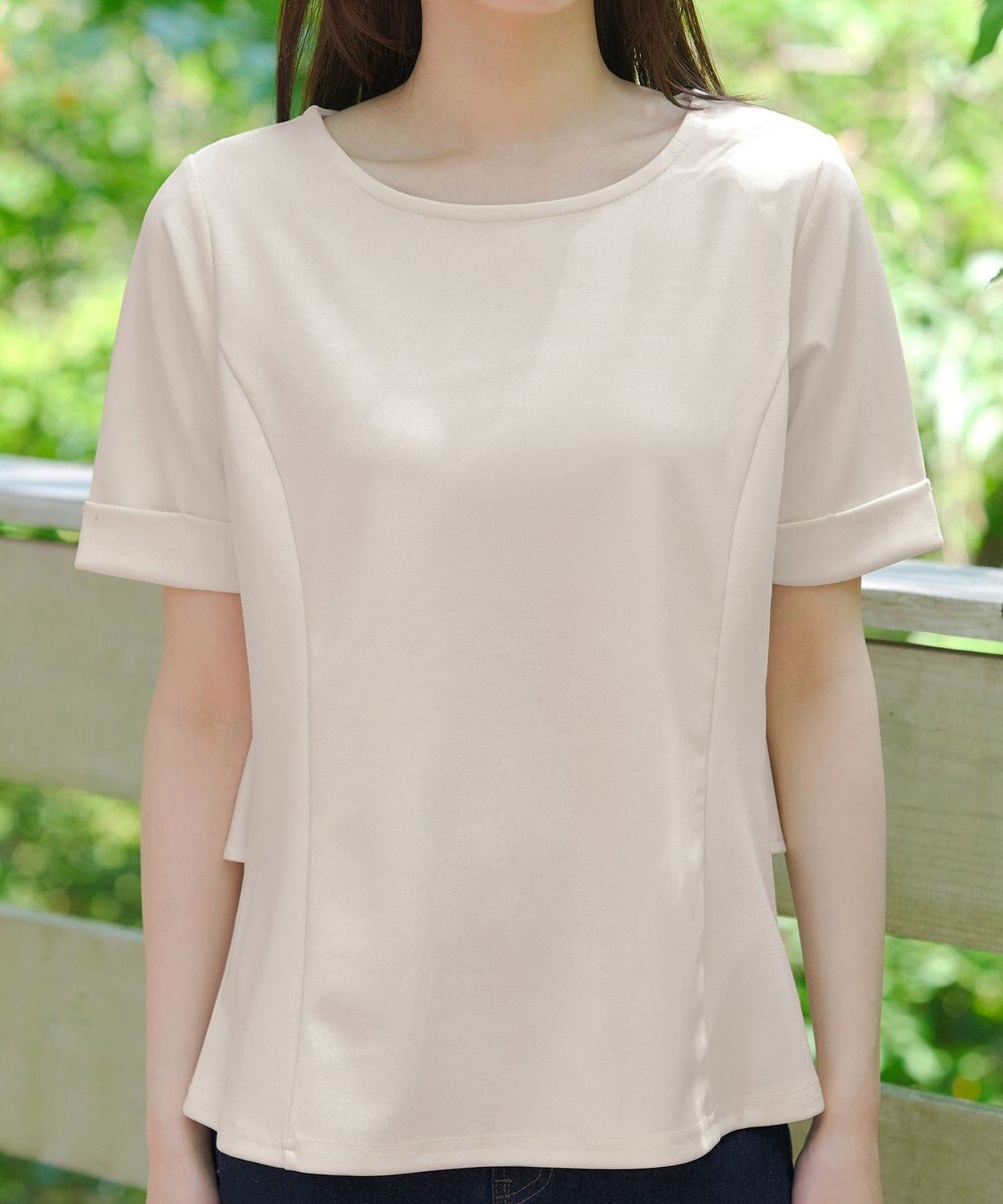 Tiaclasse 【洗える】バックフリルカットソー 