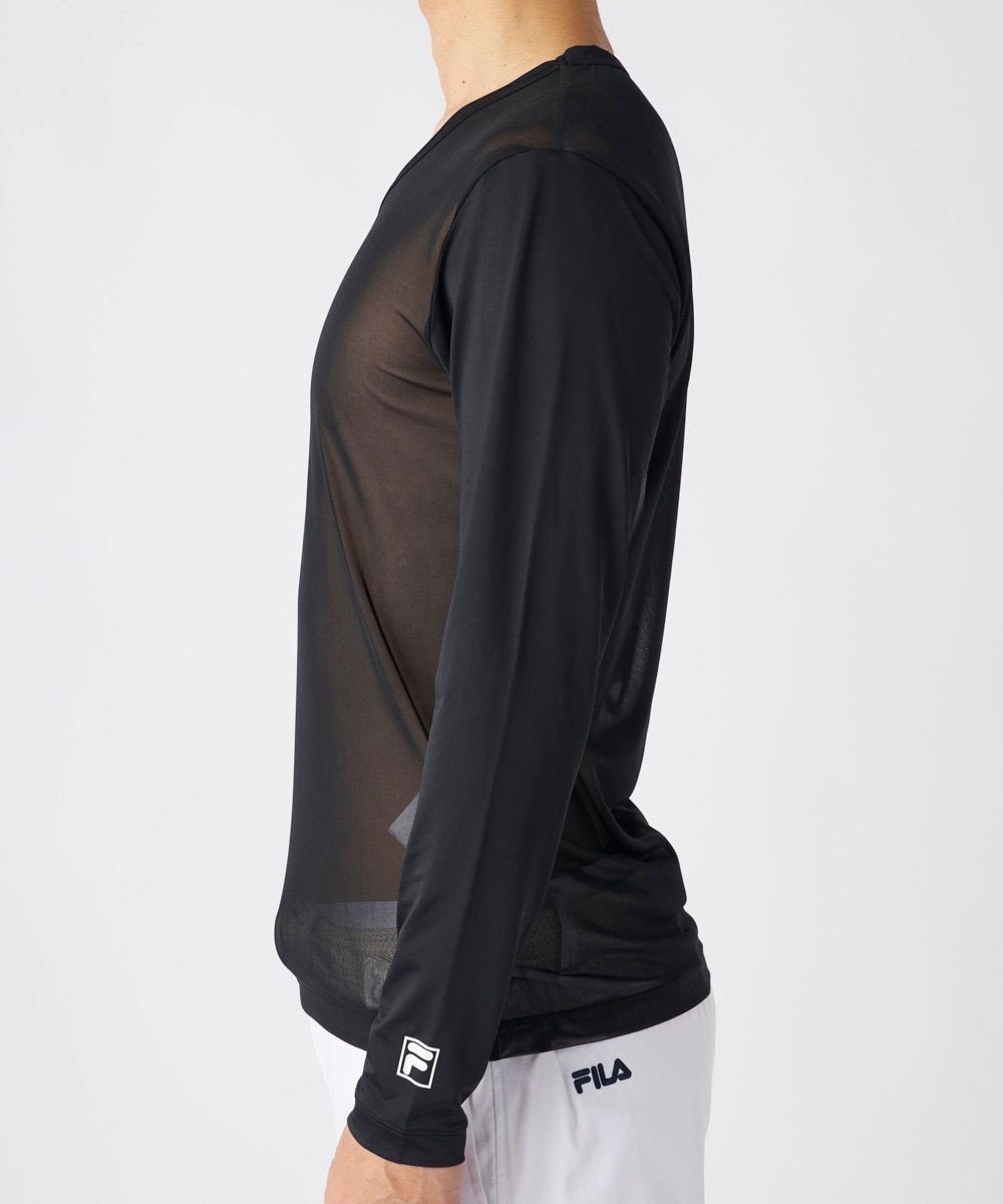FILA GOLF／marie claire 【FILA GOLF】袖接触冷感Ｖネックインナー 