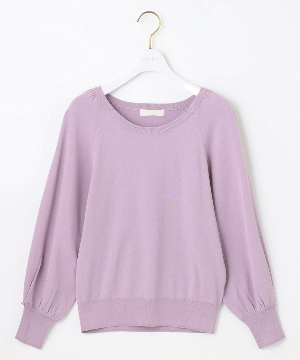 ANY SIS 【洗える】タックポイント ニット 
