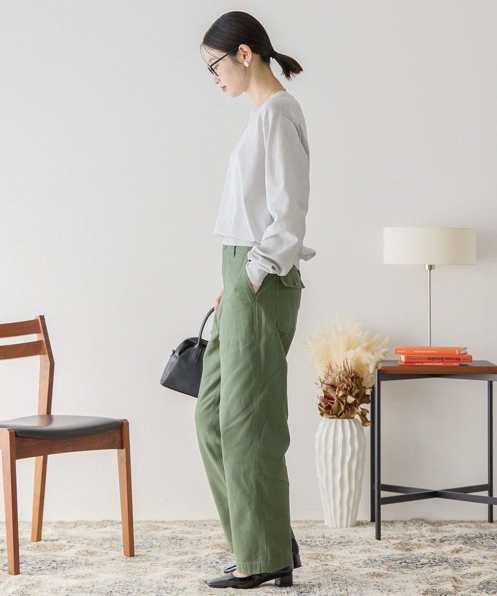 AMERICAN HOLIC ラメ入りクルーネックニットプルオーバー 