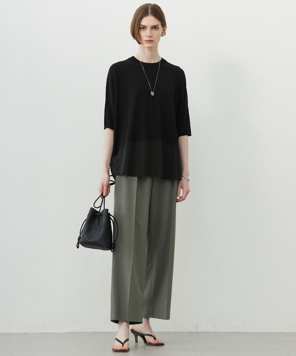 ICB L 【接触冷感・UVカット・洗える】VIS/NYハイゲージ シアーコンビニット 