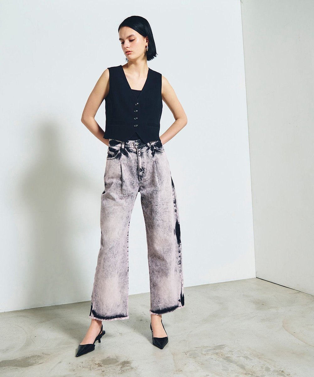 GRACE CONTINENTAL トリアセショートジレ 