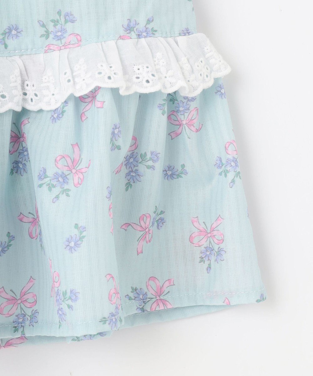 ANY KIDS フラワー×リボン スカパン 