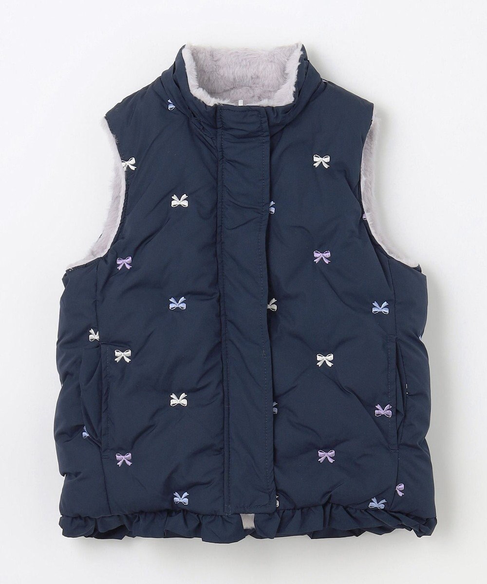 ANY KIDS 中綿リバーシブルベスト 