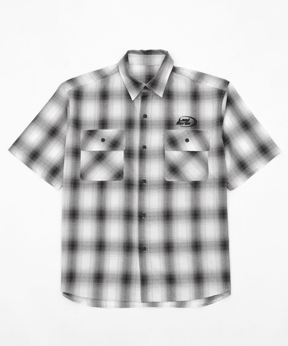 WEGO 【ユニセックス着用ITEM】グラフィックオンブレチェックシャツ（SS） 