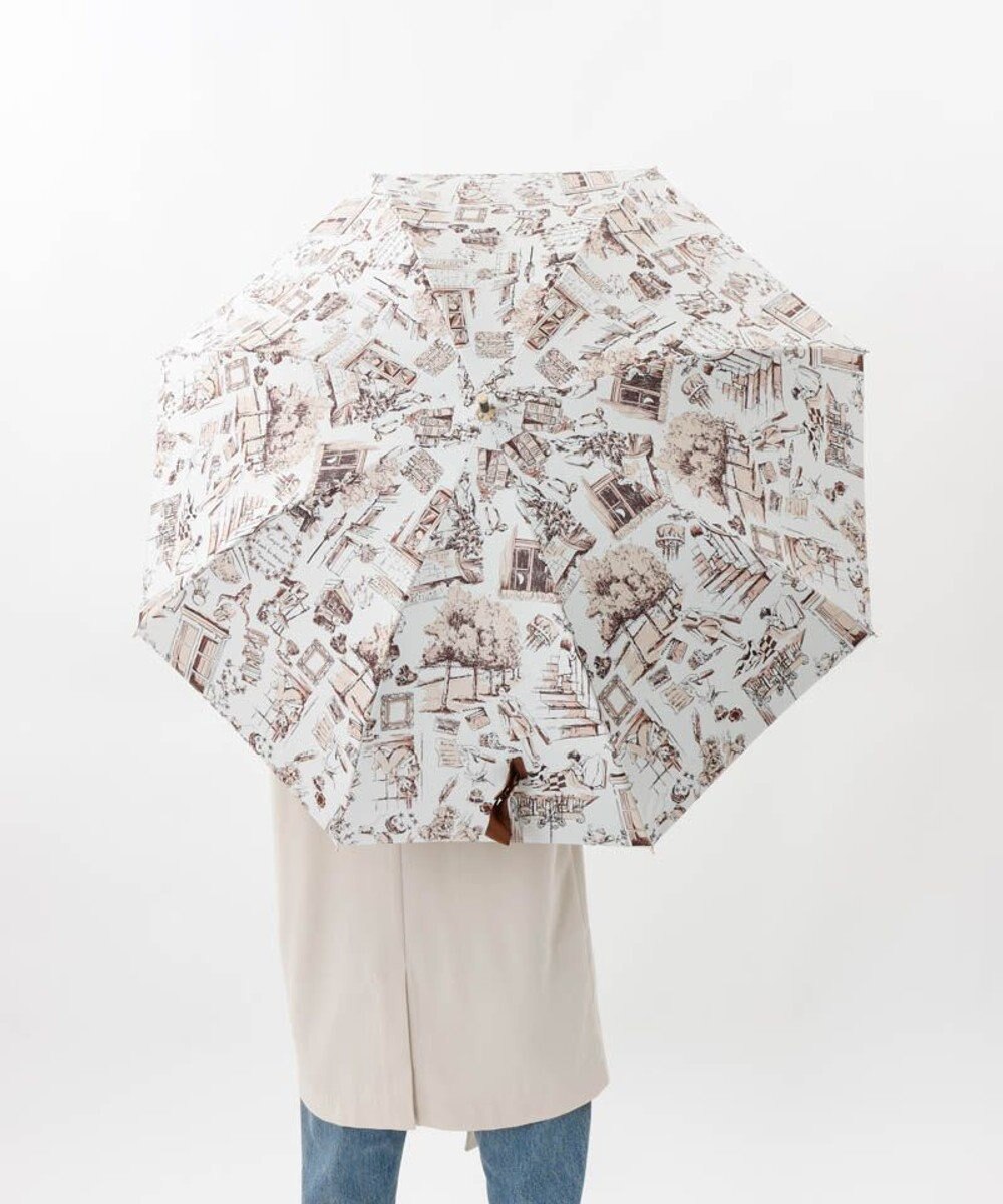 AURORA 【 Beaurance （ビューランス）】サマーシールド プリント夢が棲む場所　晴雨兼用傘（長傘） 