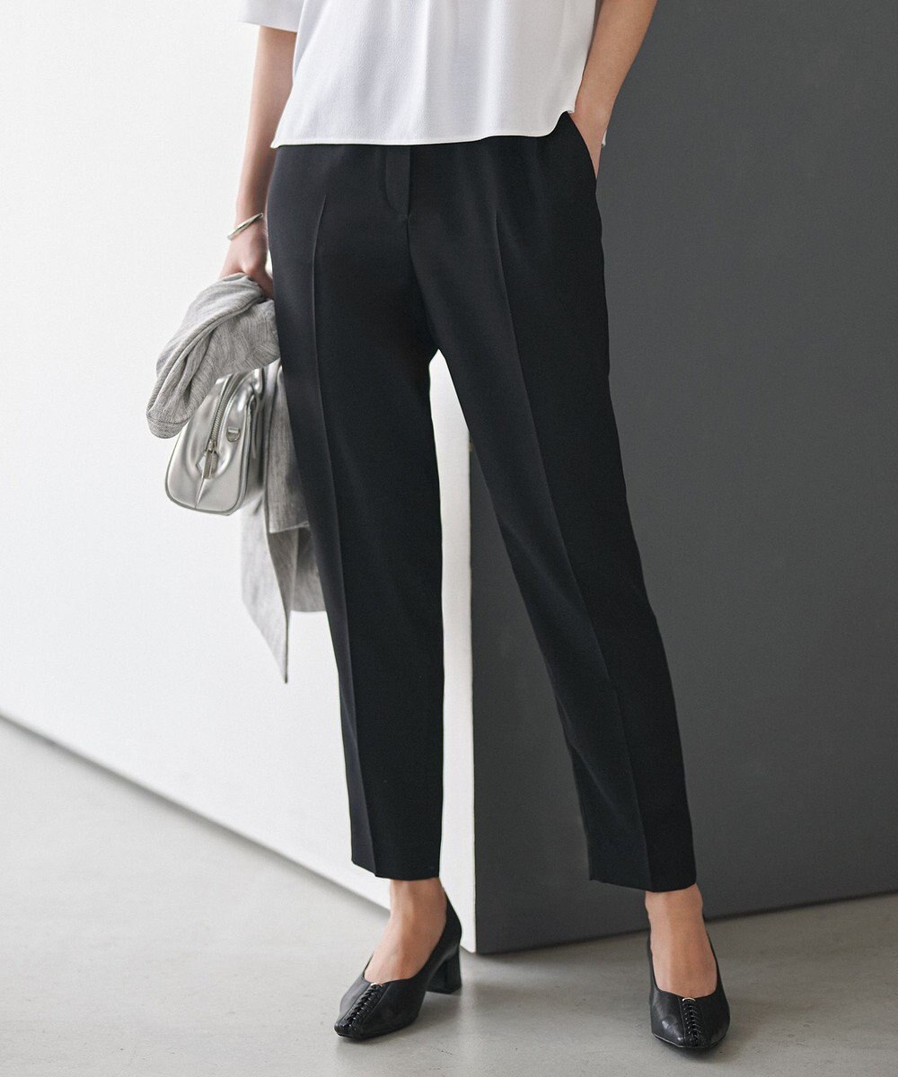 ICB 【WEB限定カラーあり】FluidBackSatin ドロストパンツ 