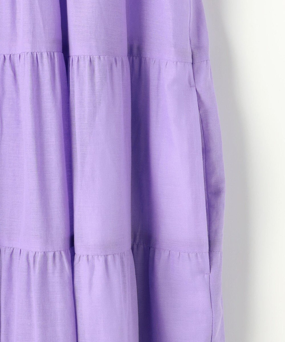 自由区 S コットンティアード ワンピース 