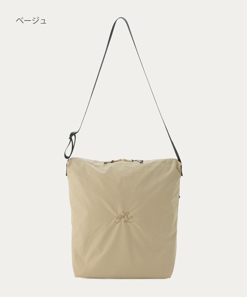 MOONBAT POLO RALPH LAUREN(ポロ ラルフローレン) PRL刺繍 ショルダー レインバッグ  無地 