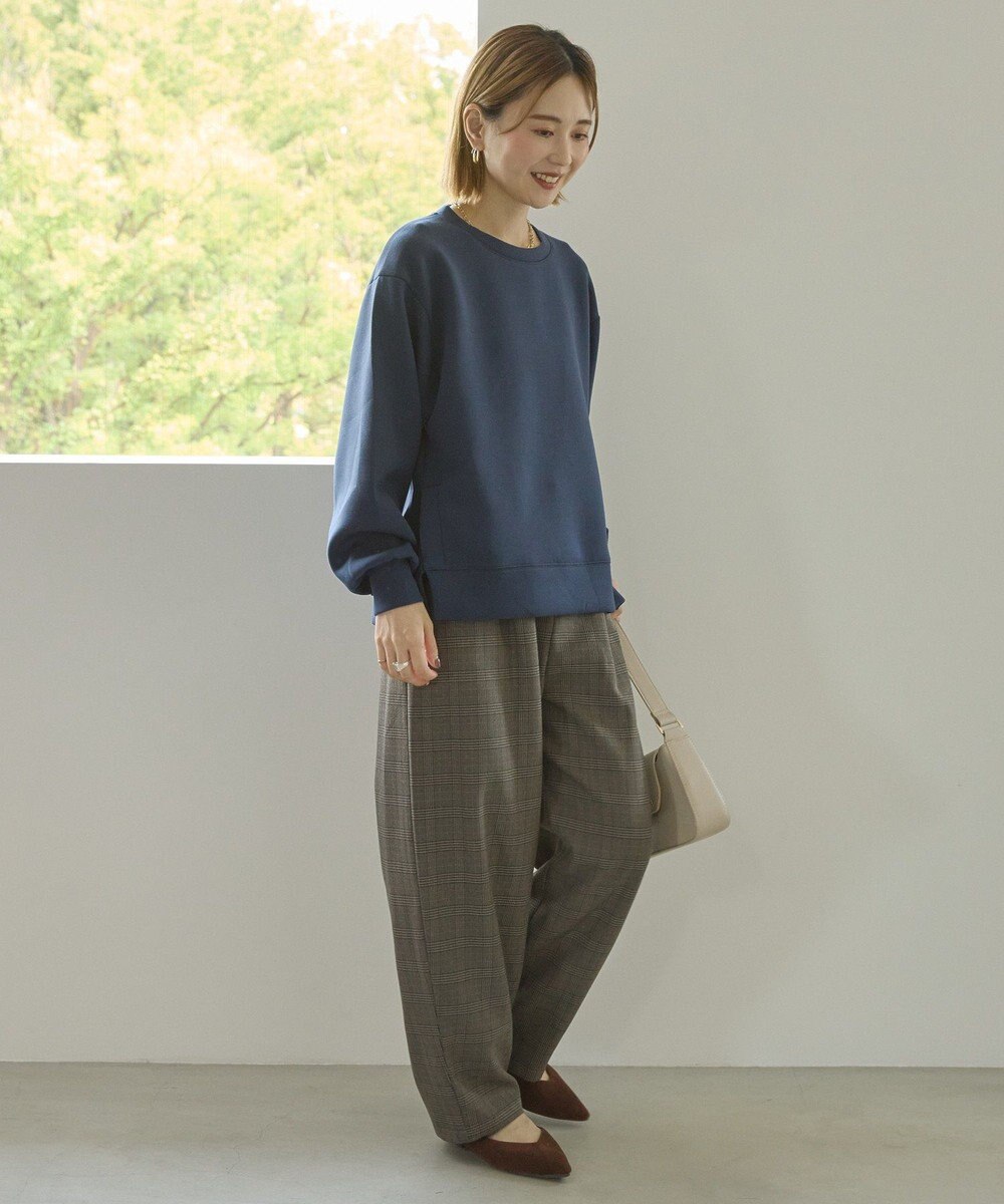 AMERICAN HOLIC ウールライクカーブスラックスパンツ 