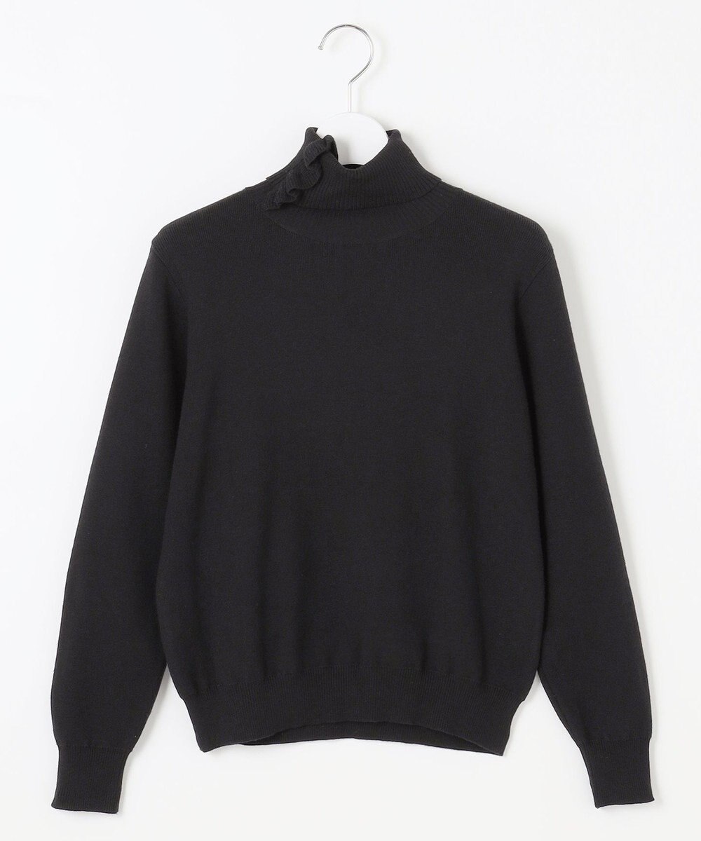 Feroux 【古畑星夏さん着用】フリルネックタートル ニット 