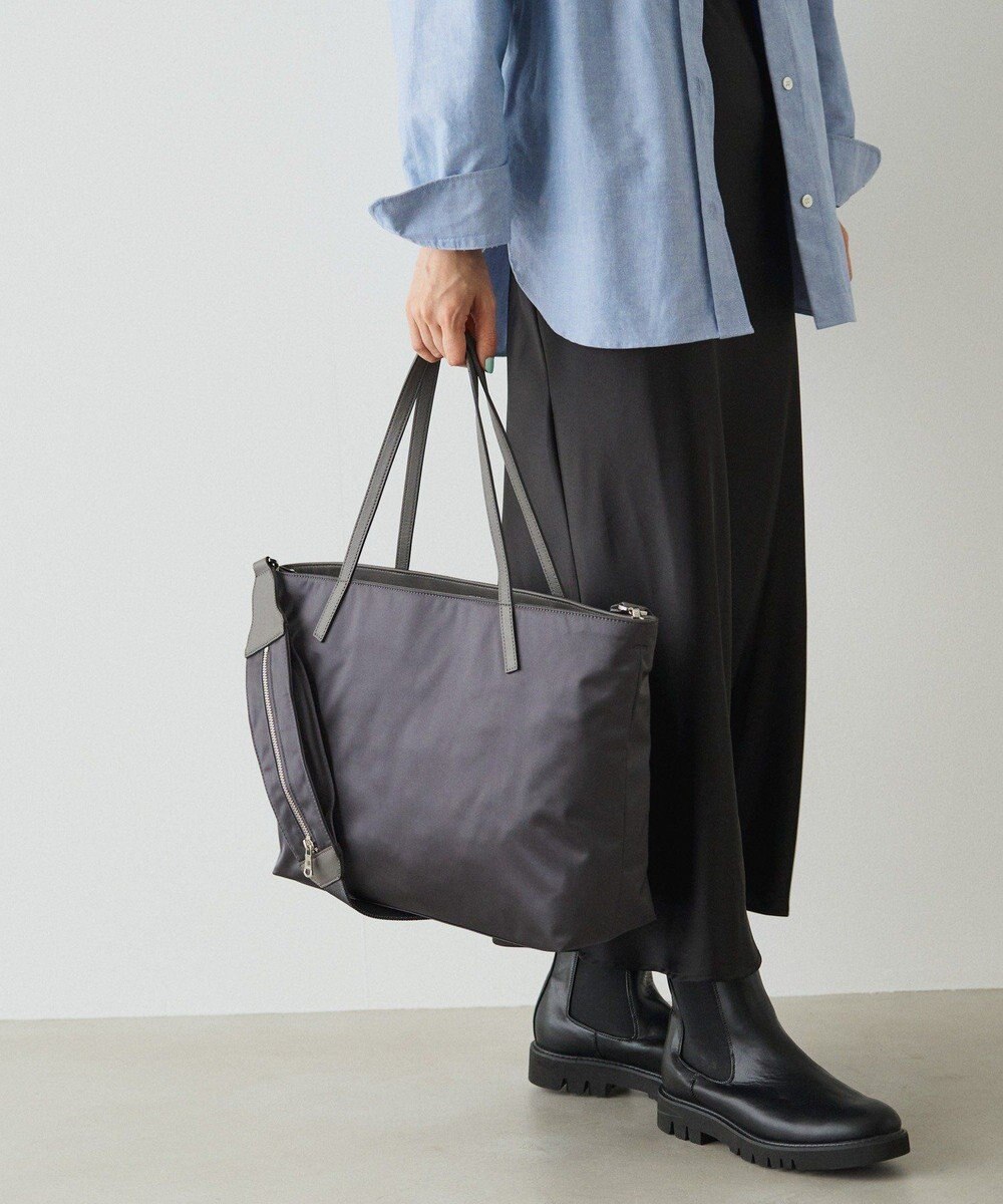 russet 《ファスナーポケット付きショルダーベルト》2wayトートバッグ(SF-266) 