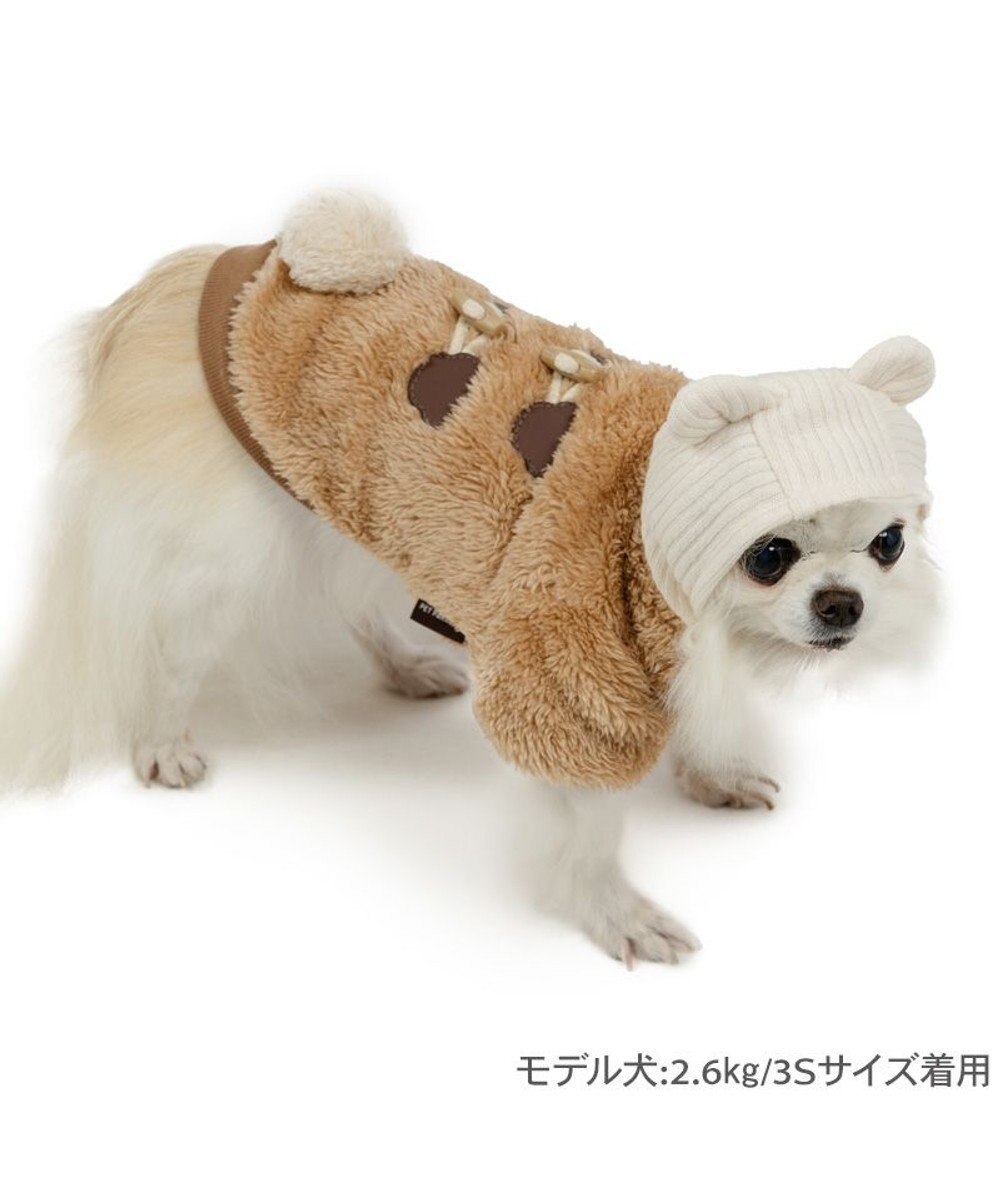 PET PARADISE ペットパラダイス くまちゃん もこもこ パーカー 小型犬 