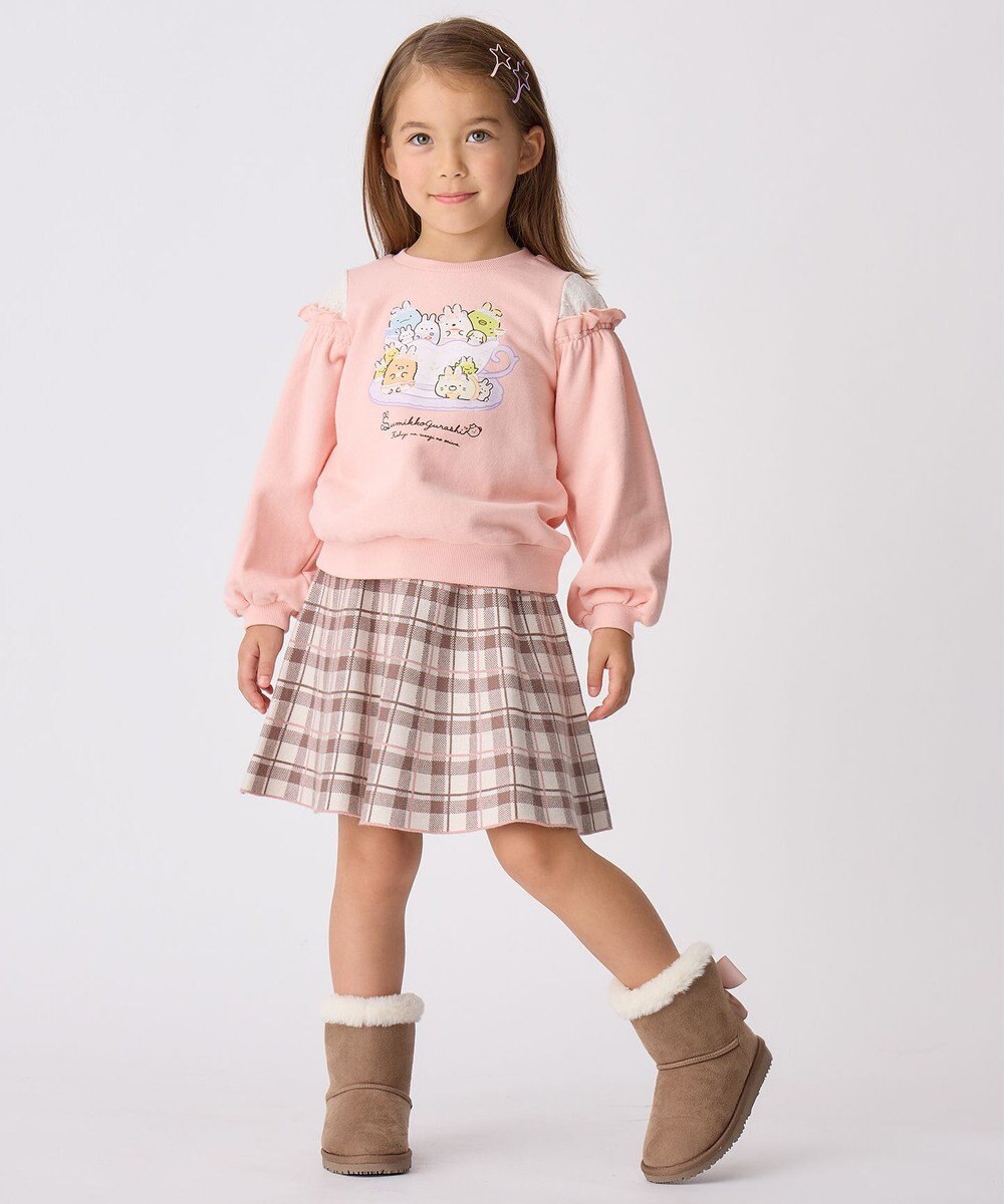 ANY KIDS 【すみっコぐらし】レイヤード 風 トレーナー 