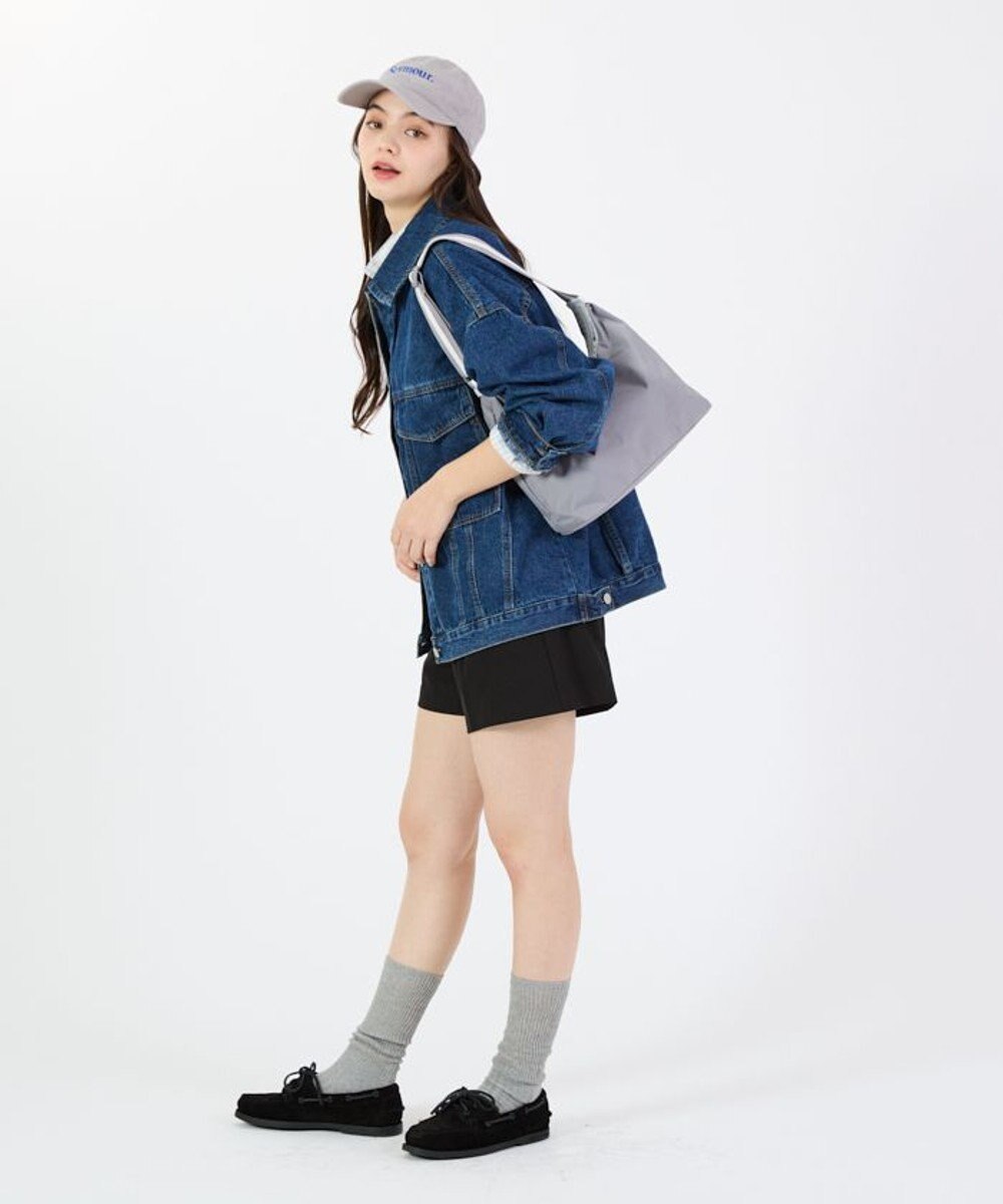 LeSportsac CRESCENT SHOULDER BAG/スペクテイターピュアグレー 