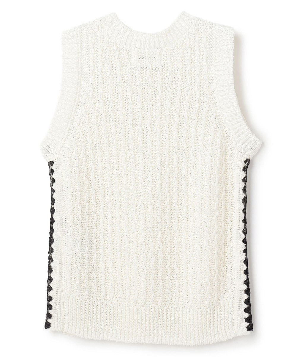 BEIGE， ATACAM / テープヤーン ノースリーブニット 