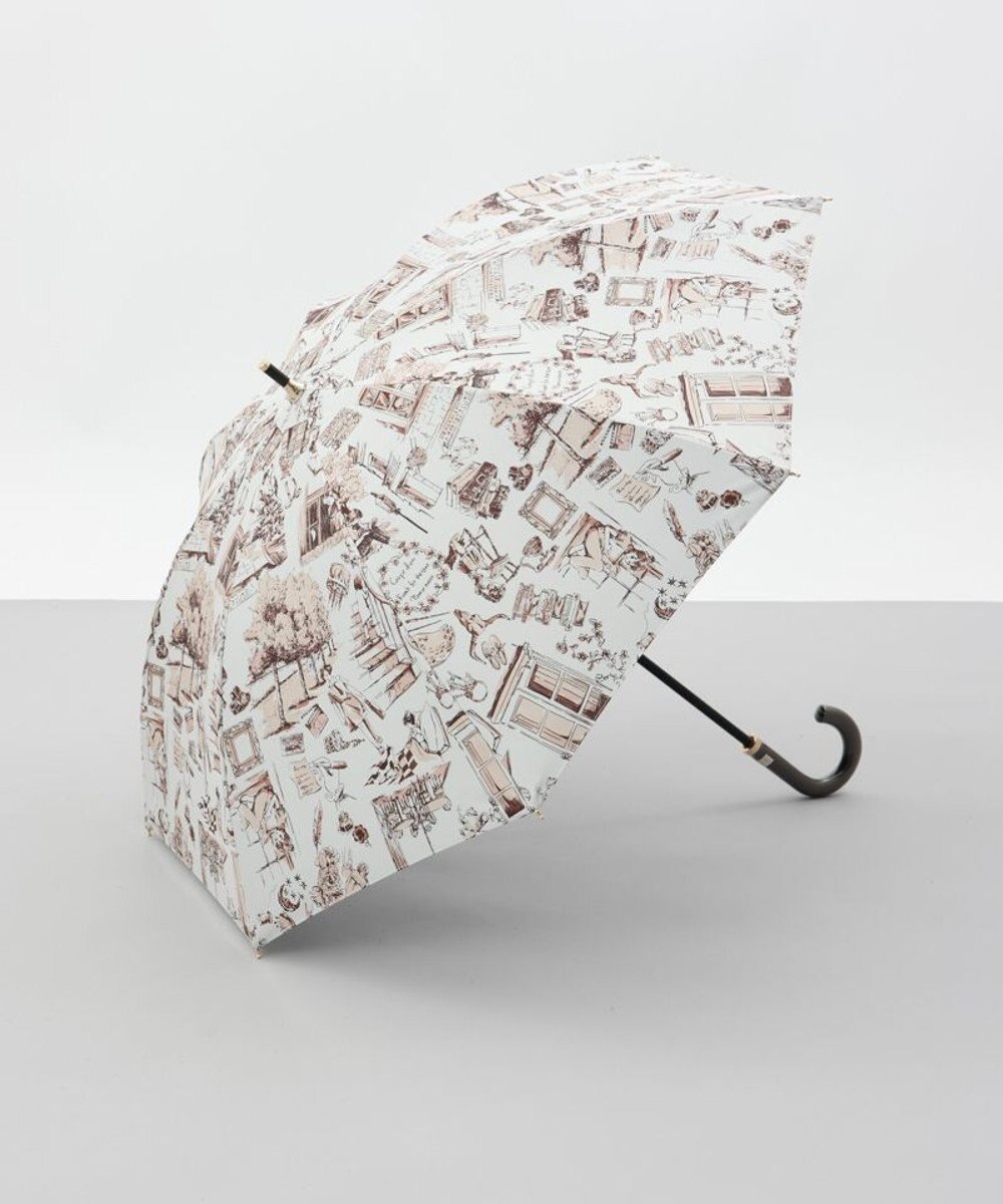 AURORA 【 Beaurance （ビューランス）】サマーシールド プリント夢が棲む場所　晴雨兼用傘（長傘） 