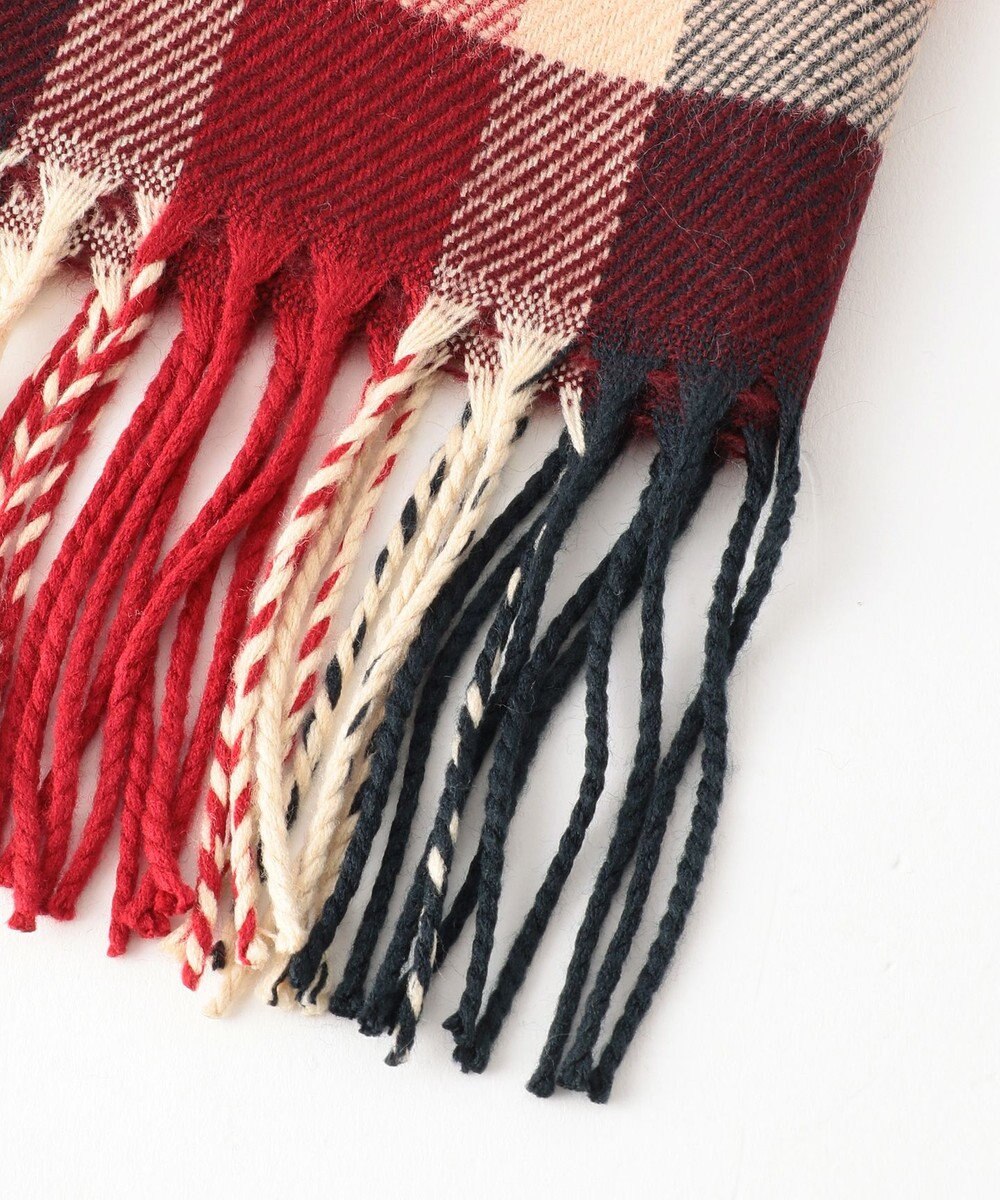 JOSEPH ABBOUD 【フランス製】マルチカラーチェック ストール 