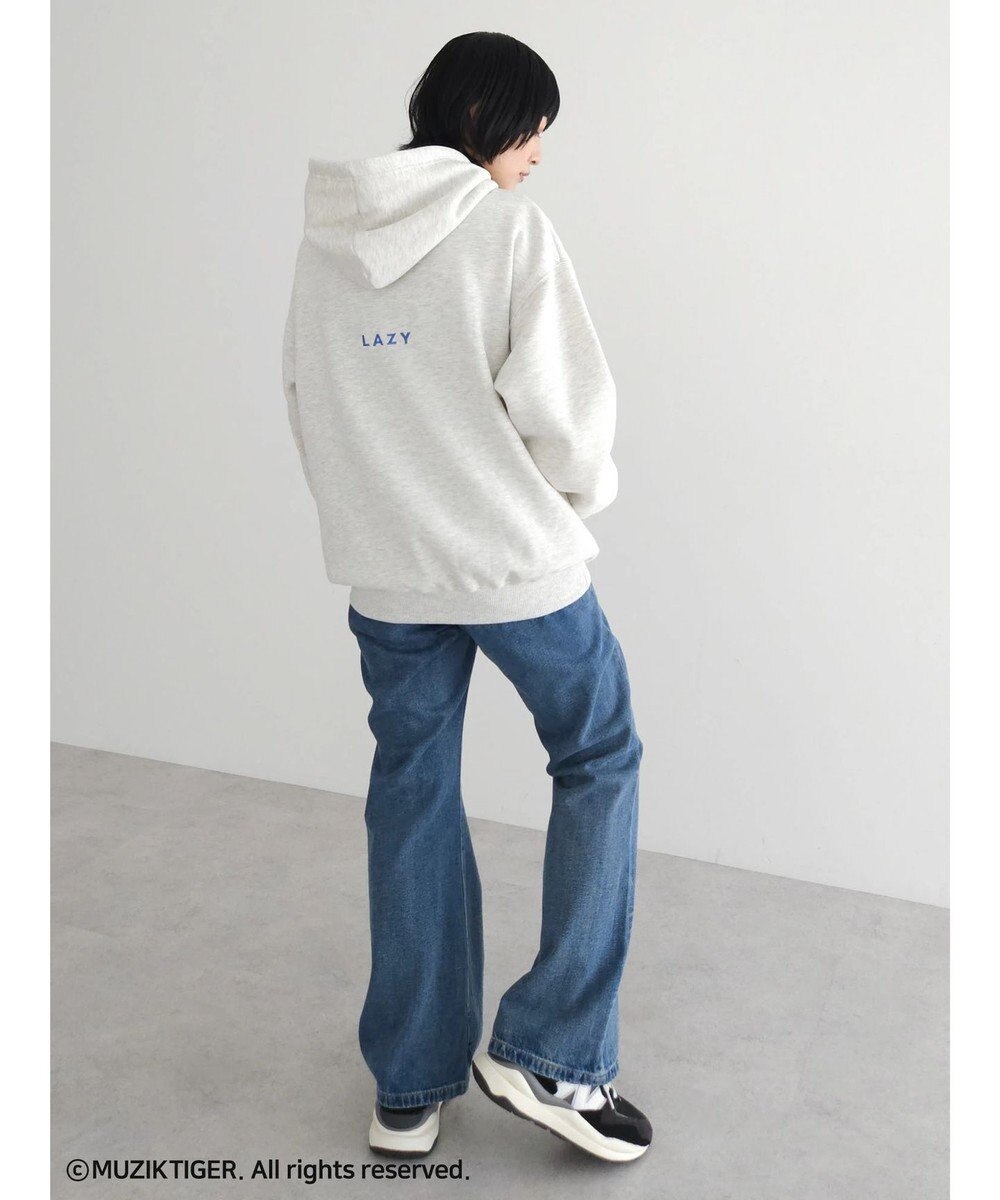 Green Parks ムジークタイガー／裏起毛刺しゅうフーディー 