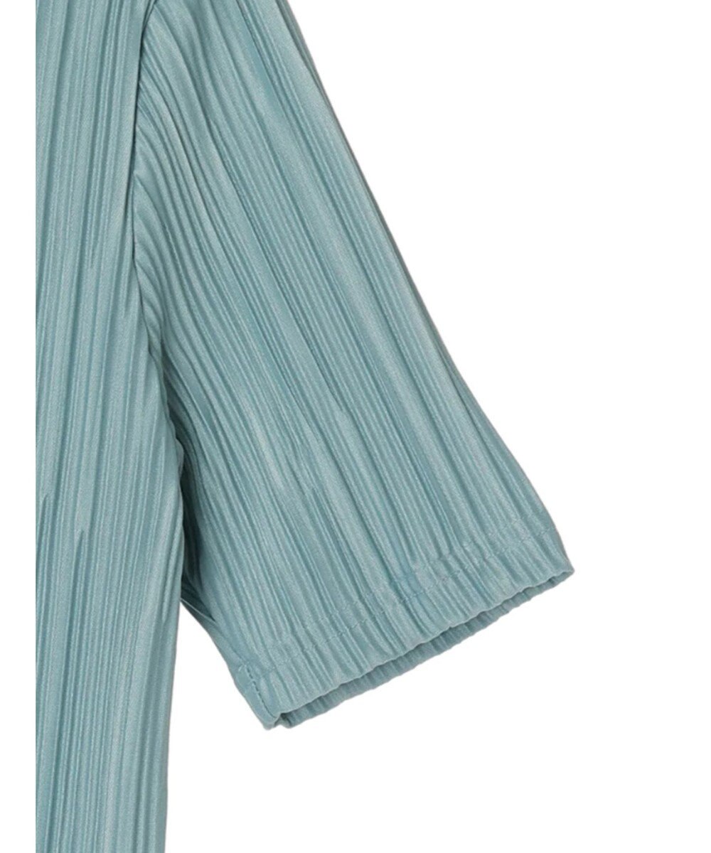 Green Parks プリーツ５分袖プルオーバー 