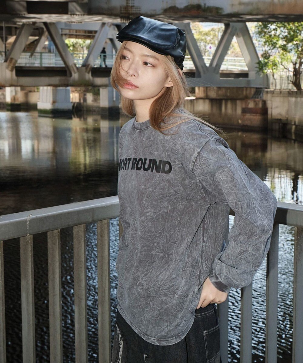 WEGO 【ユニセックス着用ITEM】ケミカルウォッシュグラフィックT（LS） 