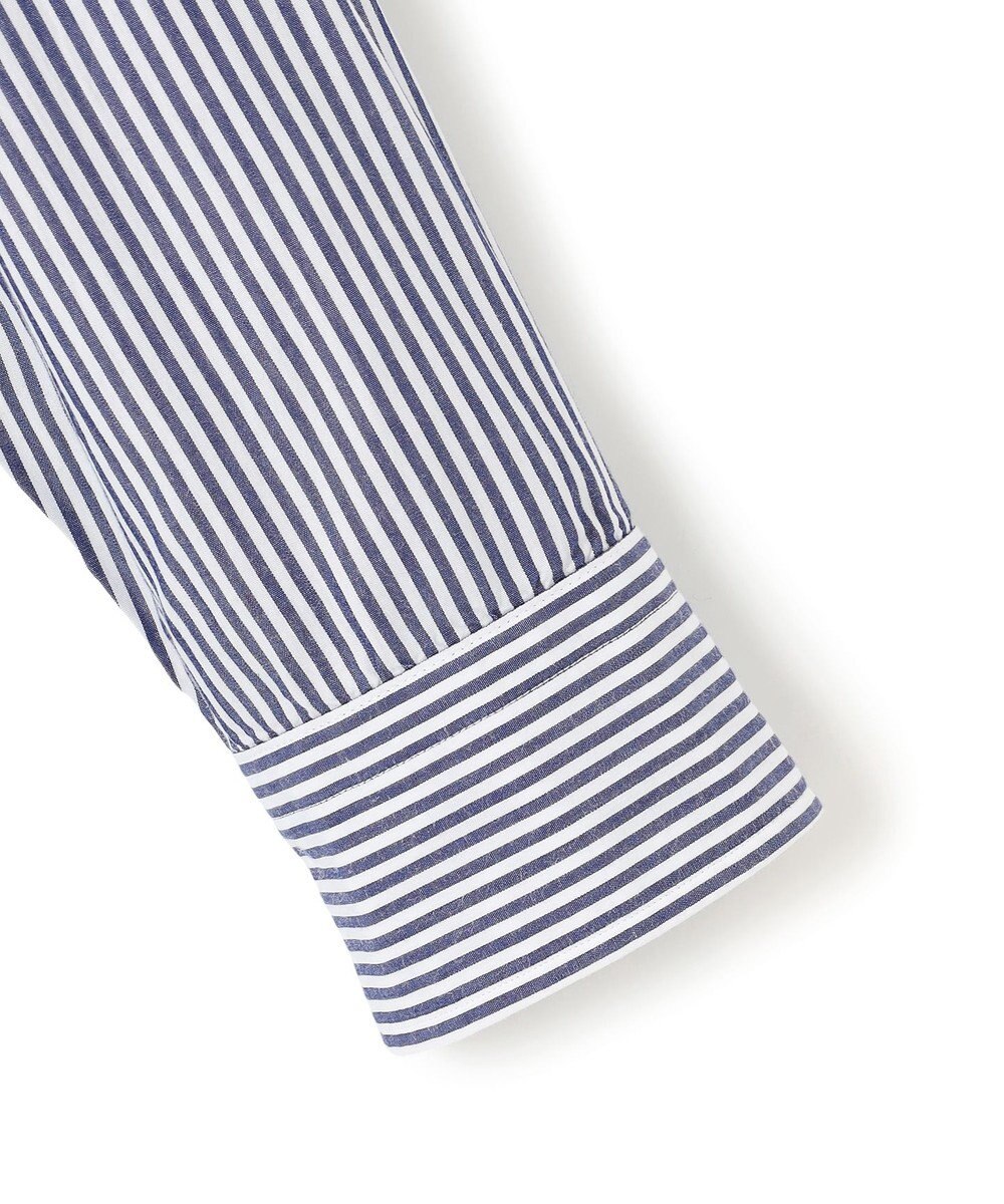 J.PRESS YORK STREET 【UNISEX】クレイジーパターン バンドカラーシャツ 