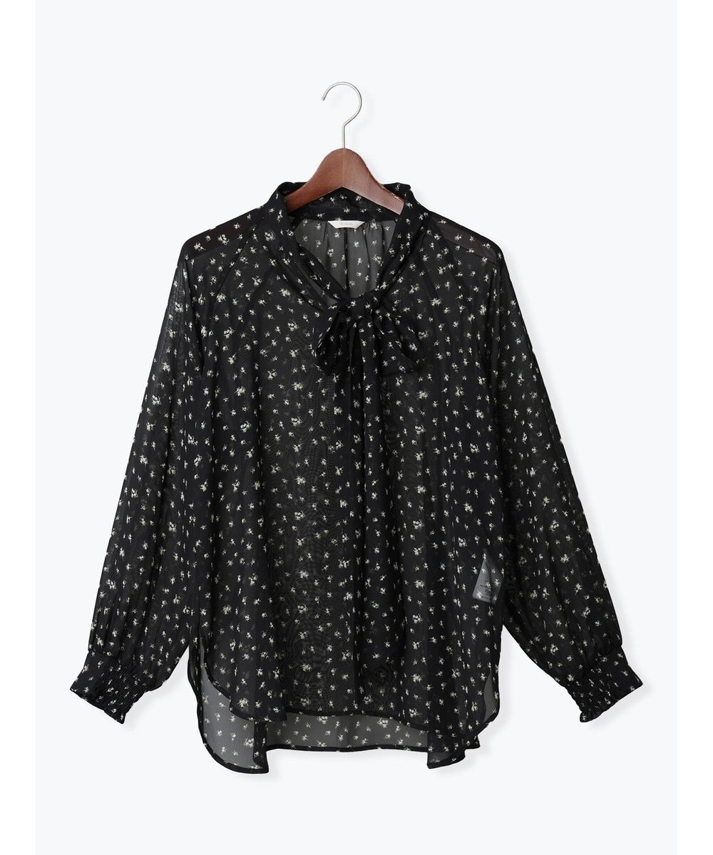 Te chichi パターンアソートシフォンボウタイブラウス《2025Autumn catalog vol.2 item》 