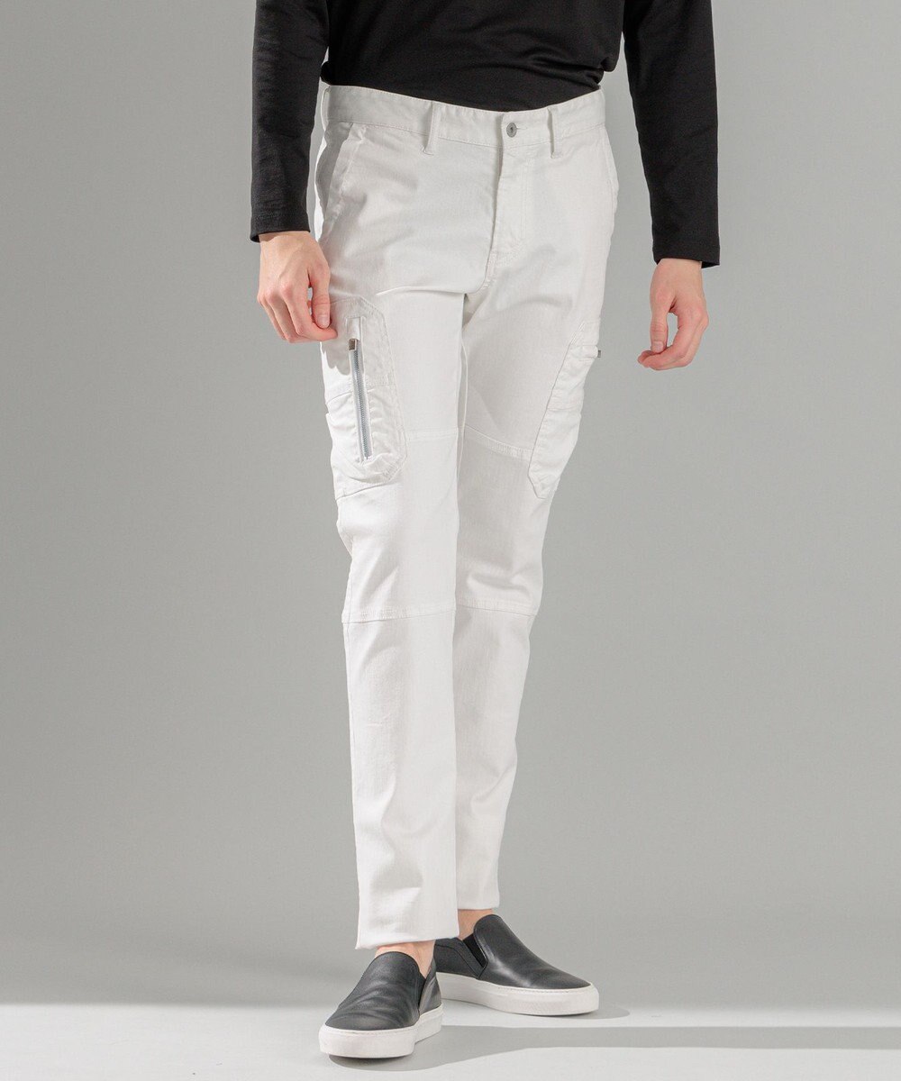 JOSEPH HOMME 新色・新型【抜群のストレッチ性/光沢素材】ハイパワーソフトストレッチ デザインパンツ/ STICK DESIGN 