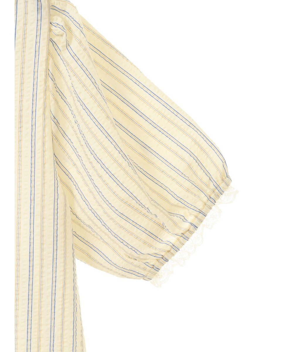 earth music&ecology ミニパフショートスリーブブラウス 