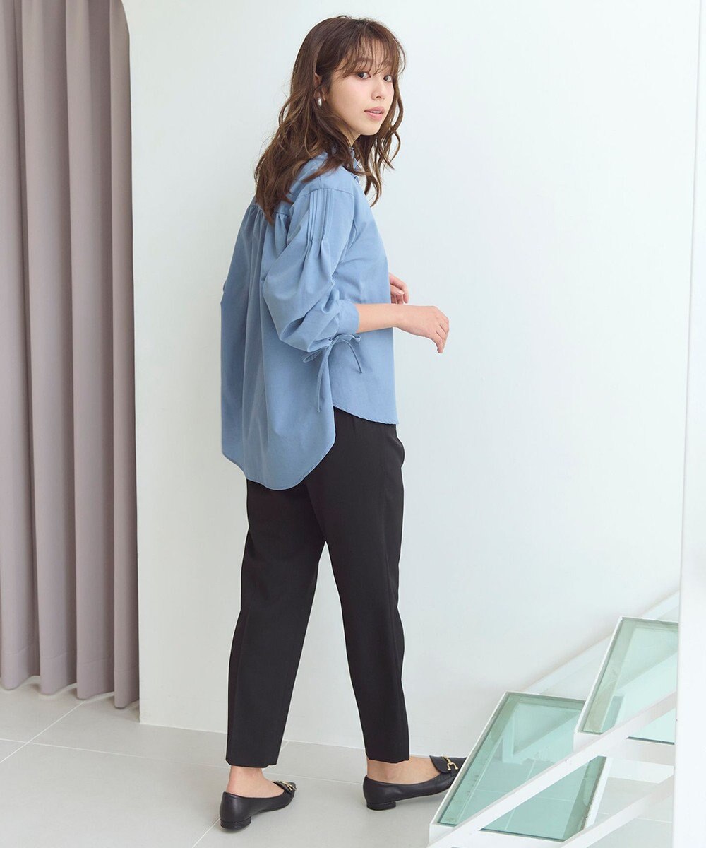 Feroux 【洗える】マリンテーパードパンツ 