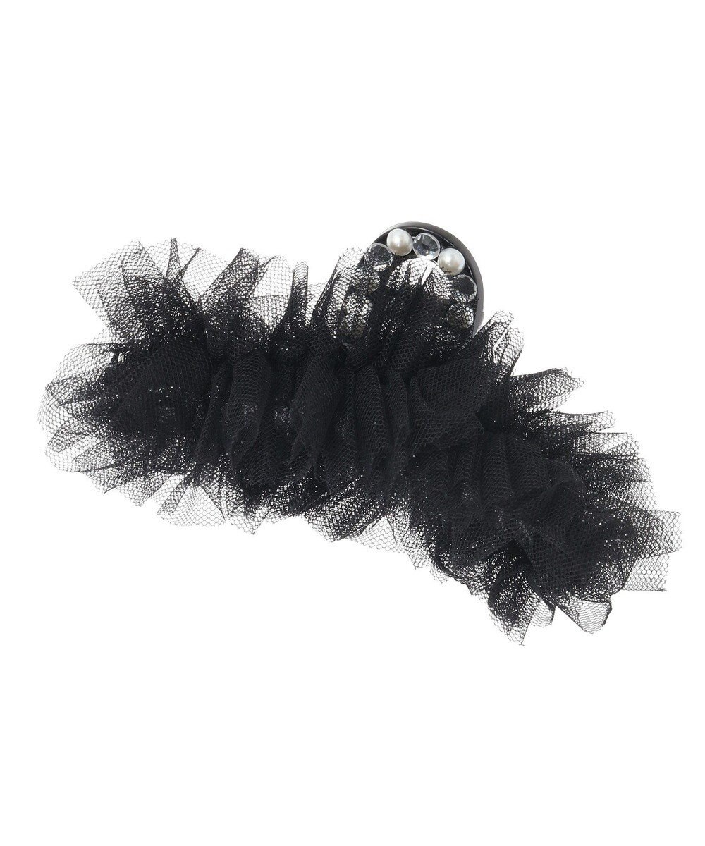 Maison de FLEUR チュールビジューバンスクリップ 