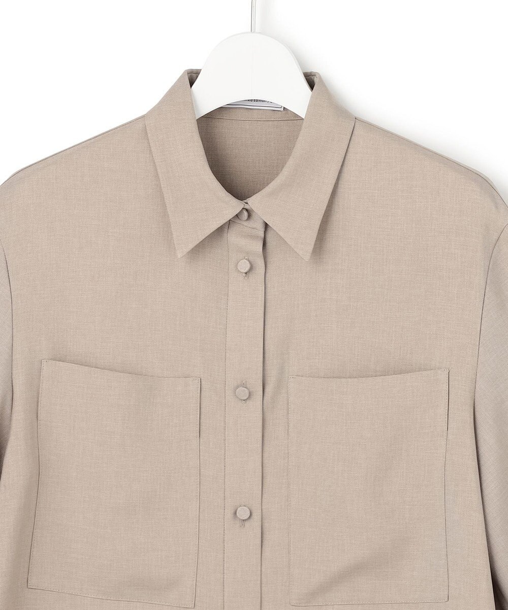 ICB 【WEB＆一部店舗限定】SerikaWorsted シャツブラウス 