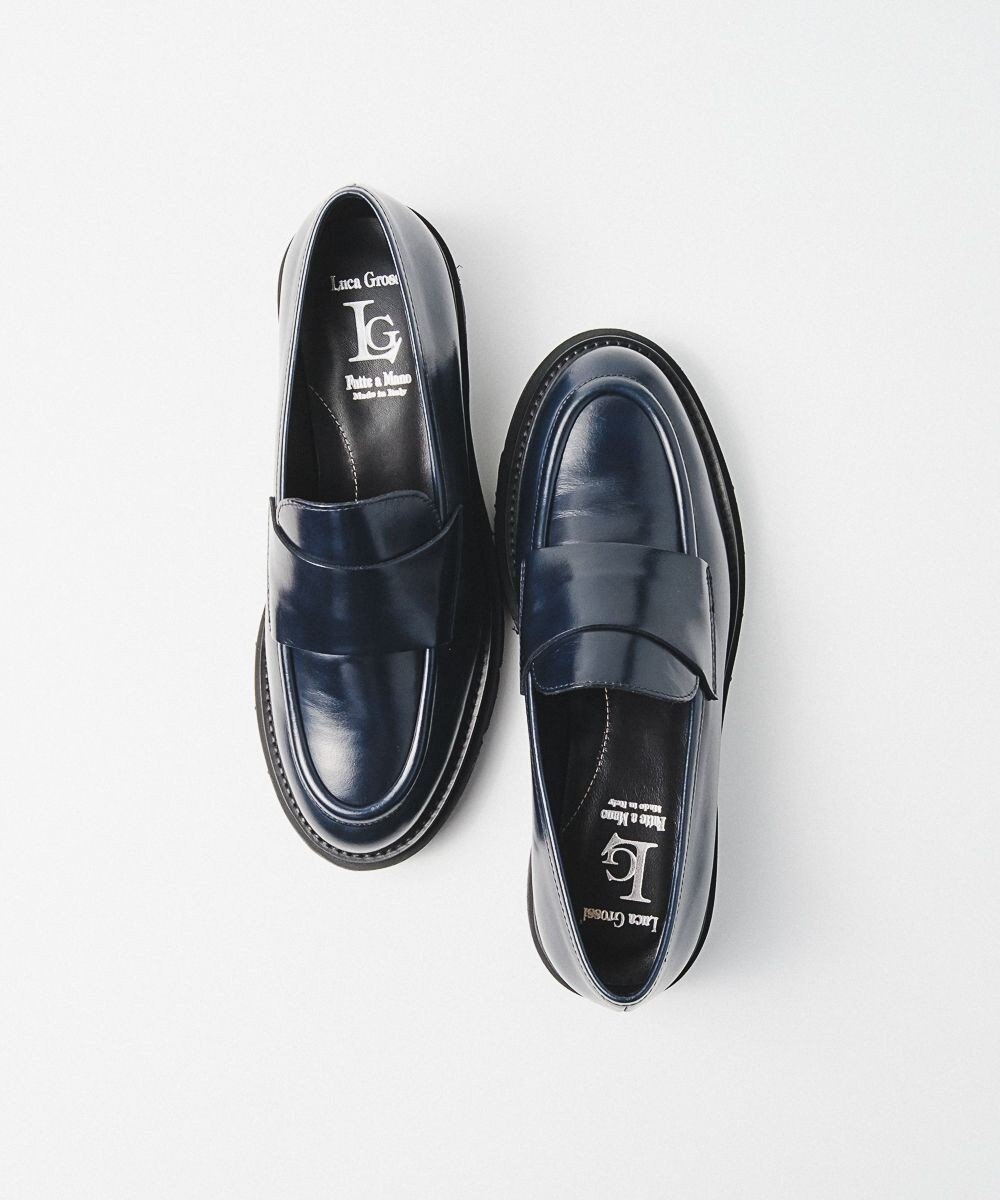 BONTRE 【LucaGrossi/ルカグロッシ】厚底コインローファー/G815M-UA 