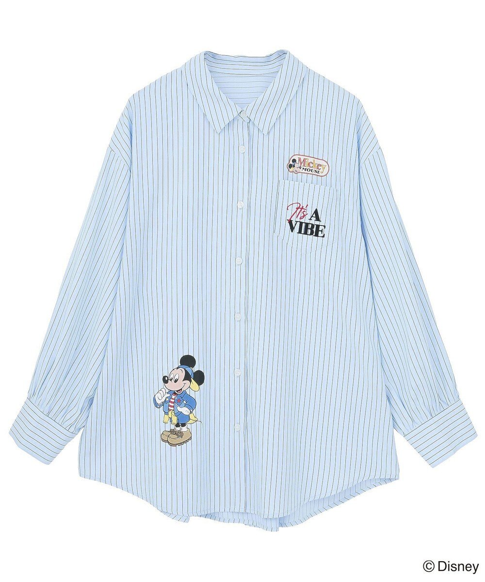 Green Parks ミッキー＆フレンズ／オーバーサイズシャツ 