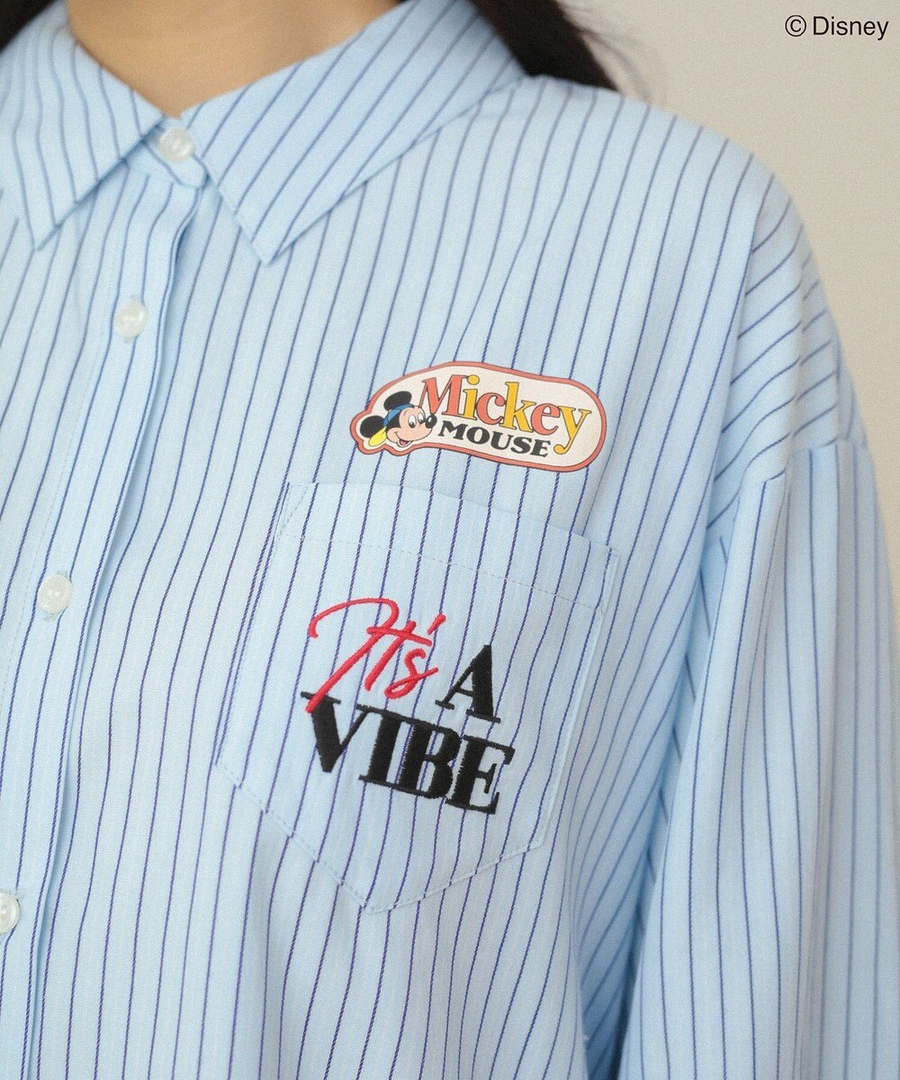 Green Parks ミッキー＆フレンズ／オーバーサイズシャツ 