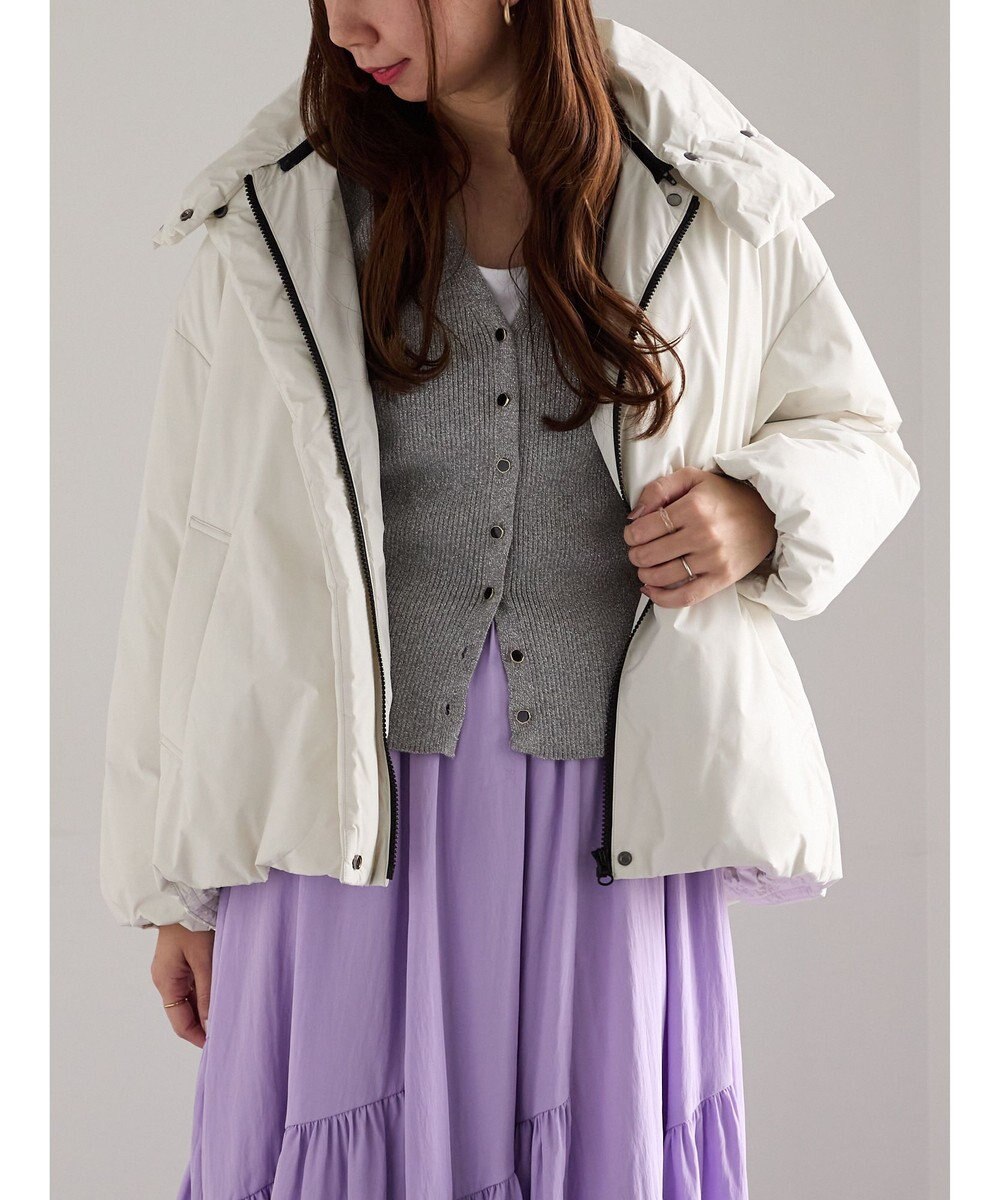 Te chichi スタンドカラーショートダウンジャケット 