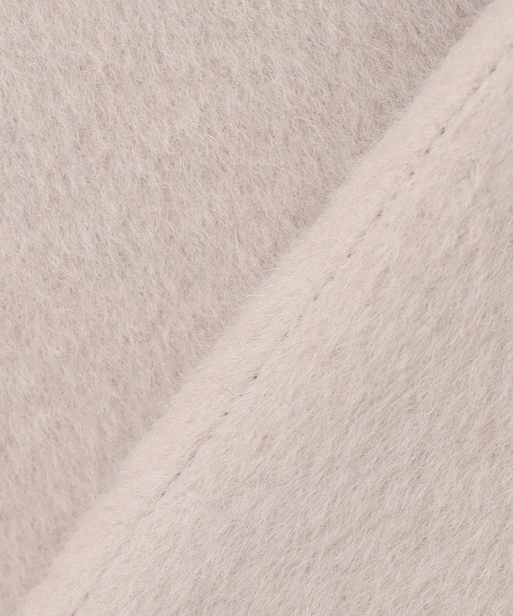 J.PRESS LADIES L アンゴラビーバー ノーカラーコート 