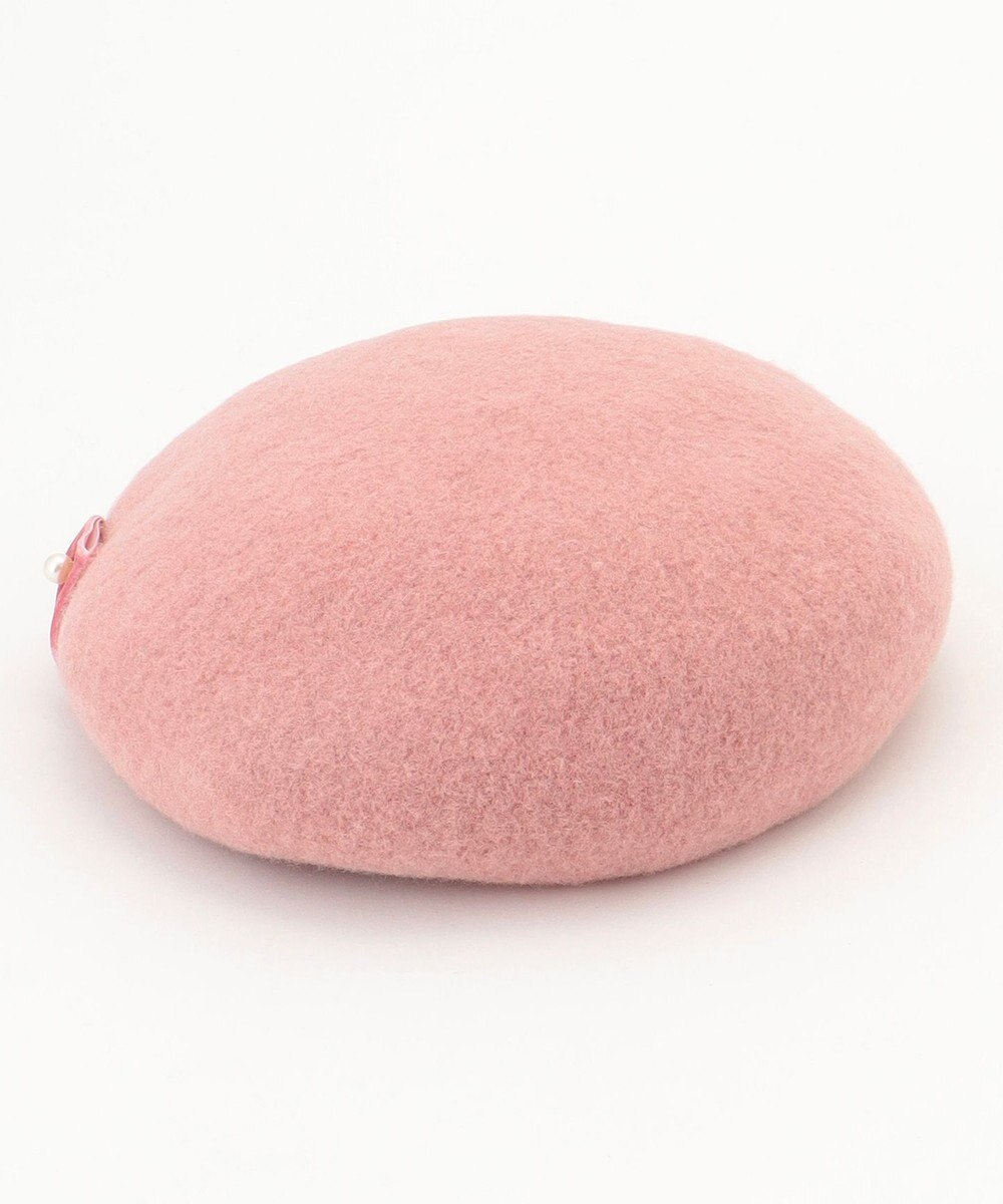 ANY KIDS パールリボンベレー帽 