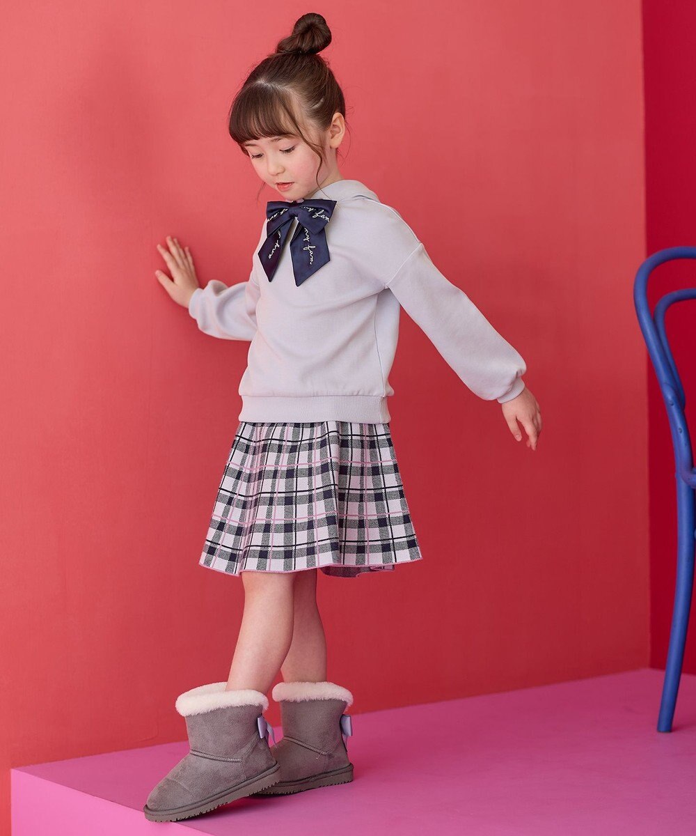 ANY KIDS しあわせタッチ ニット スカート 