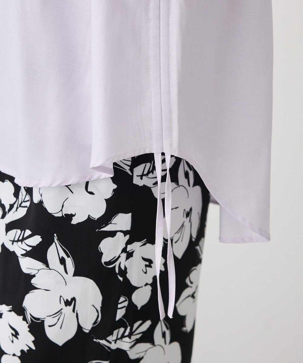 CRAFT STANDARD BOUTIQUE バンドカラーサイドドロストシャツ 