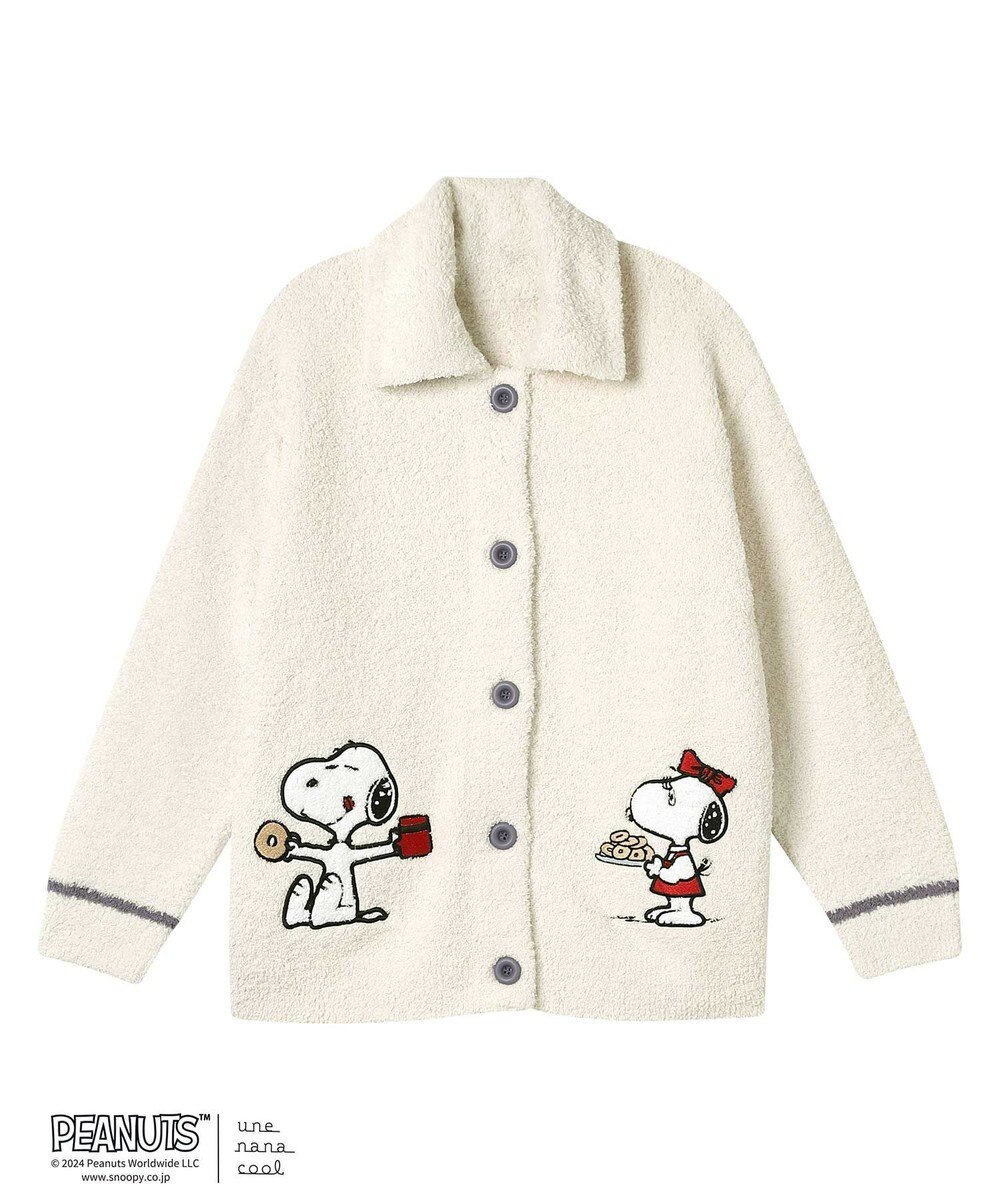 une nana cool 【スヌーピー】PEANUTS × une nana cool カーディガン SNOOPY 