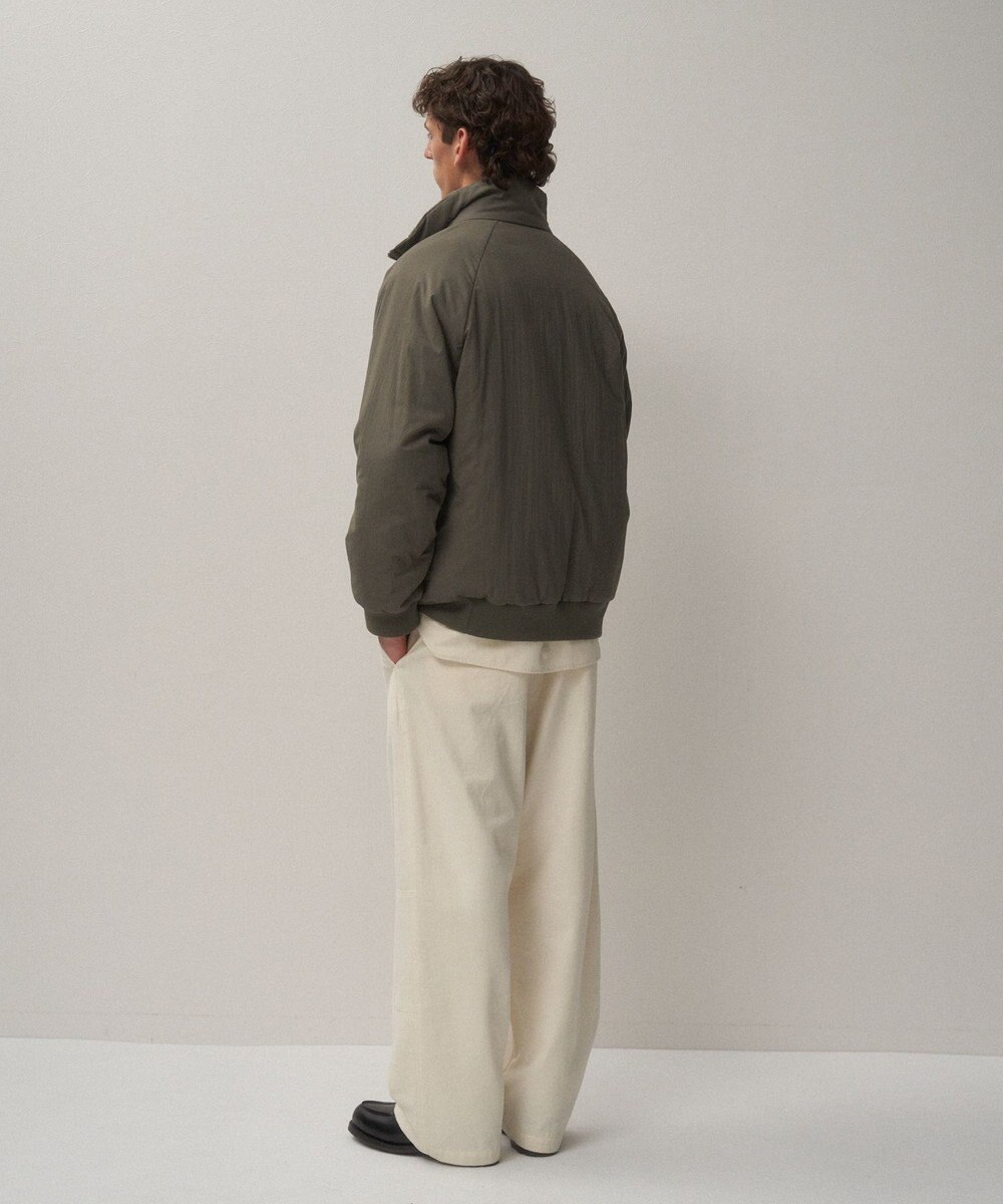 ATON MAT AIRY NYLON | ウールパテッドスタンドジャケット - UNISEX 