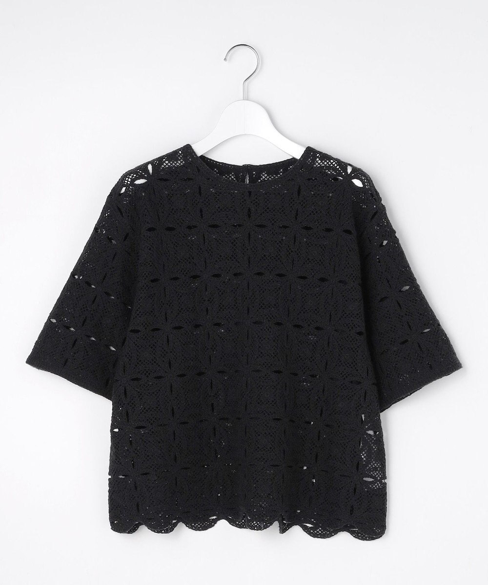 自由区 エンブロイダリー ニット 