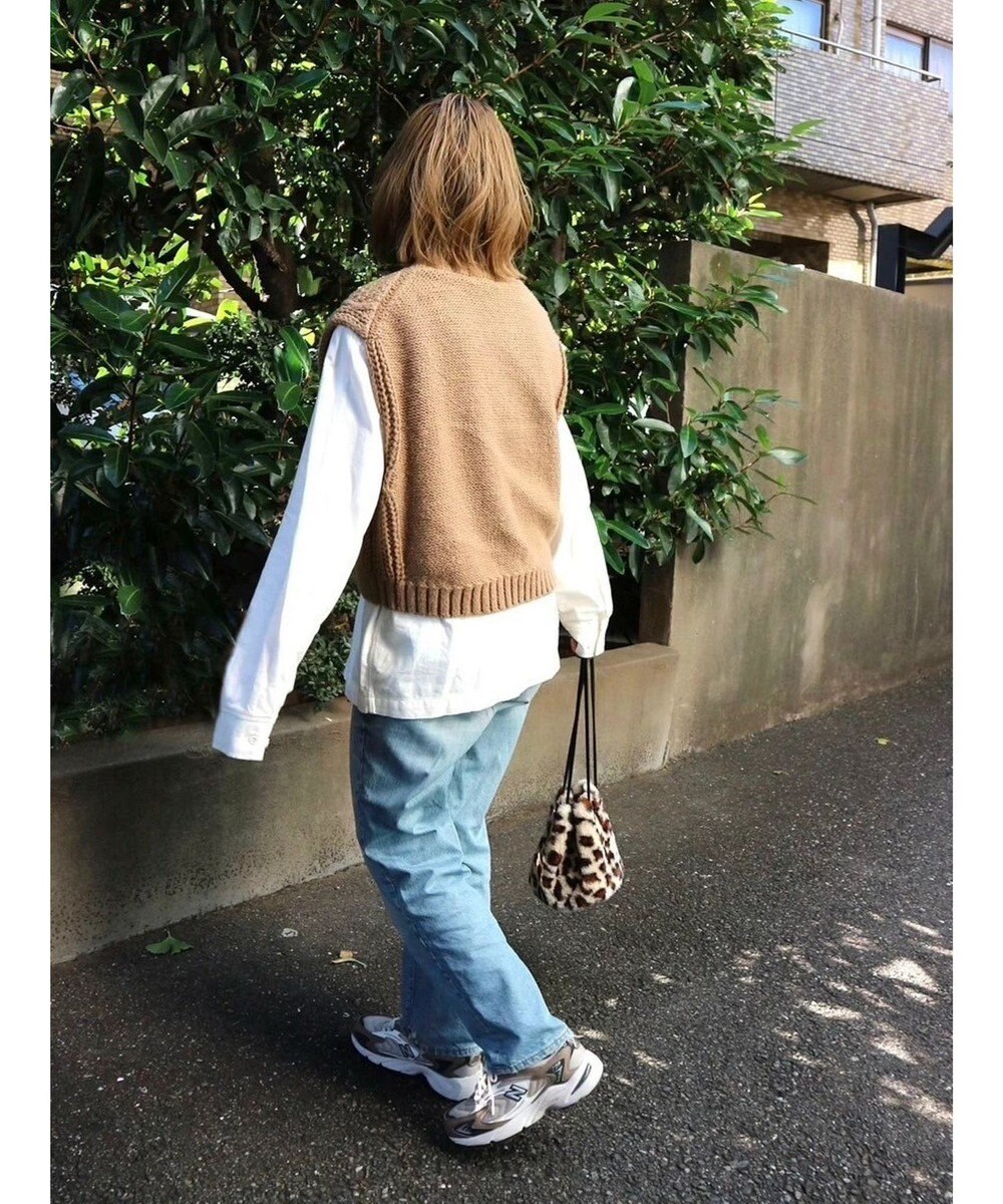 Green Parks ケーブルニットベスト 