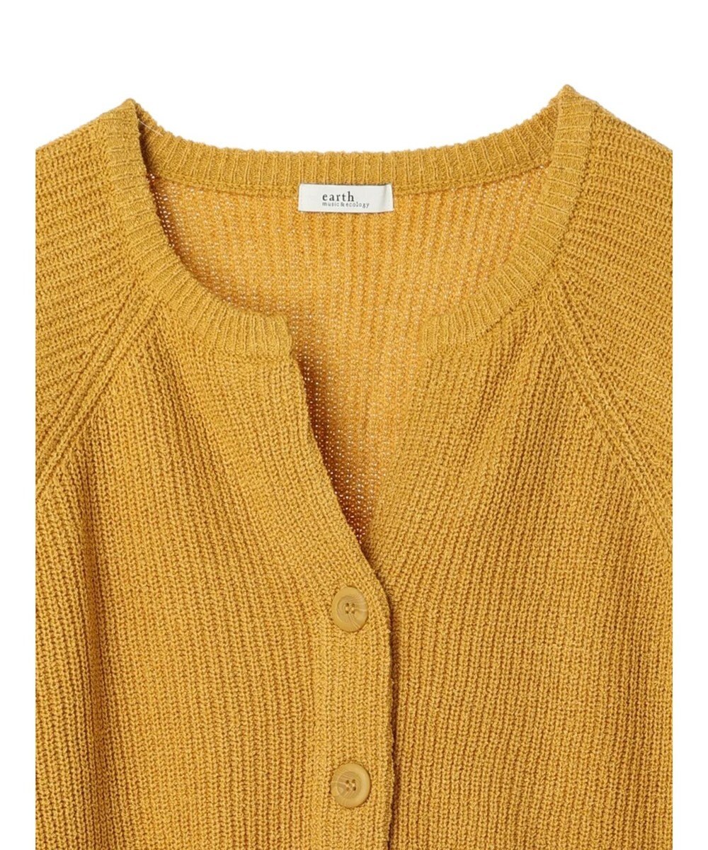 earth music&ecology ブークレーキーネックカーディガン 