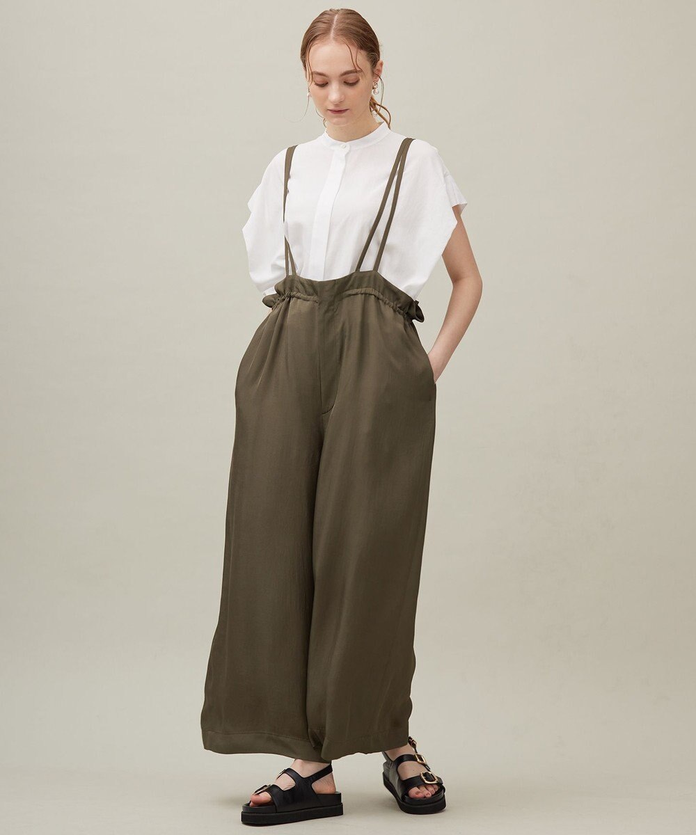 23区 【SACRA】シュリンクギャバジン ブラウス 