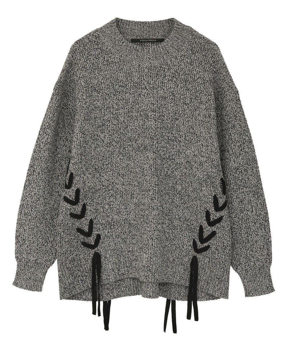 YECCA VECCA レースアップニット 